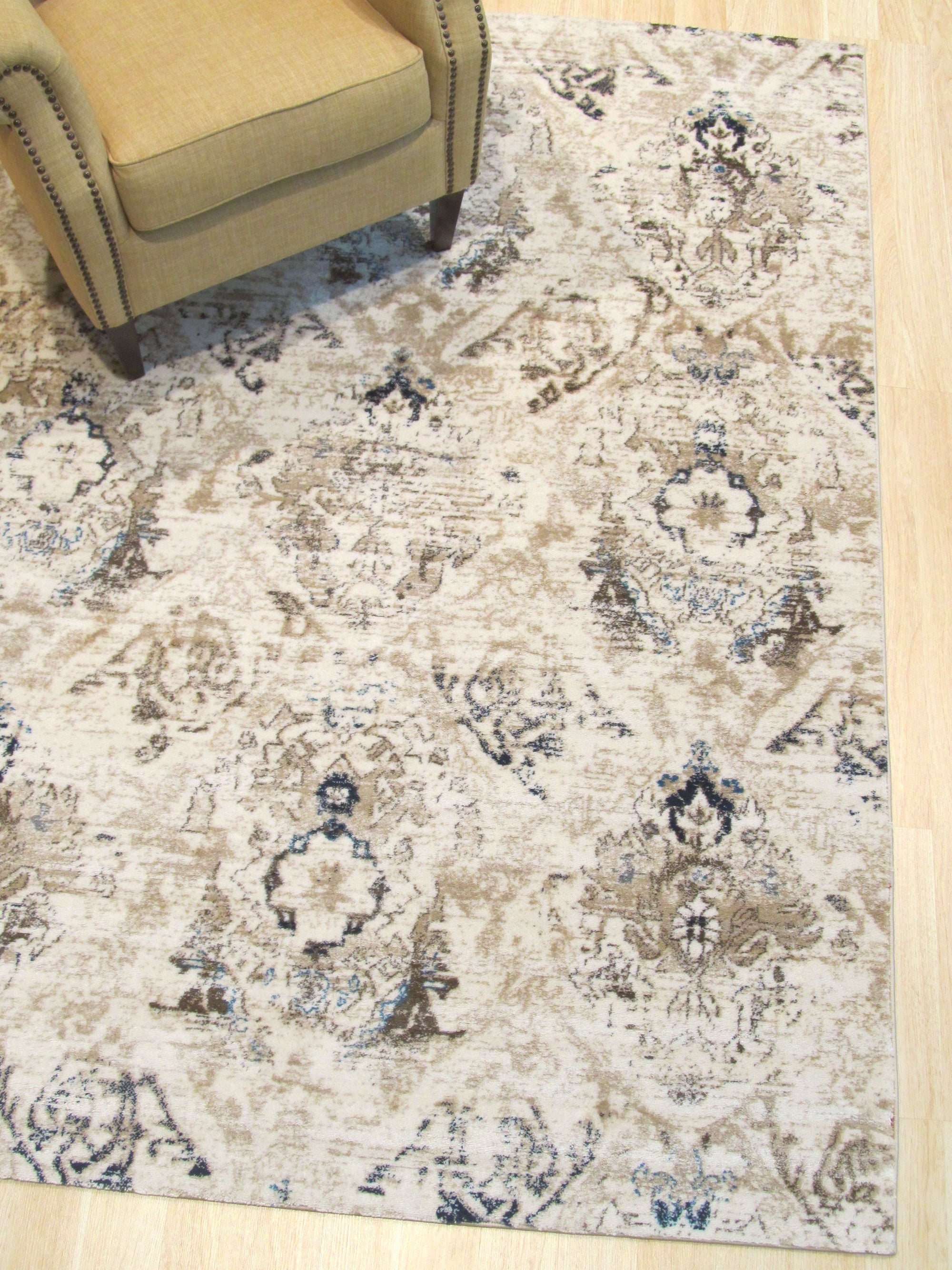 Vintage Distressed Bohemian Rug