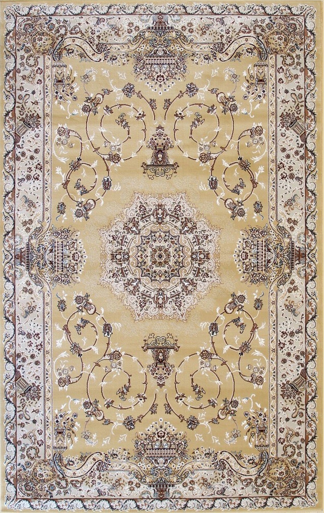 Golden Opulence Oriental Rug