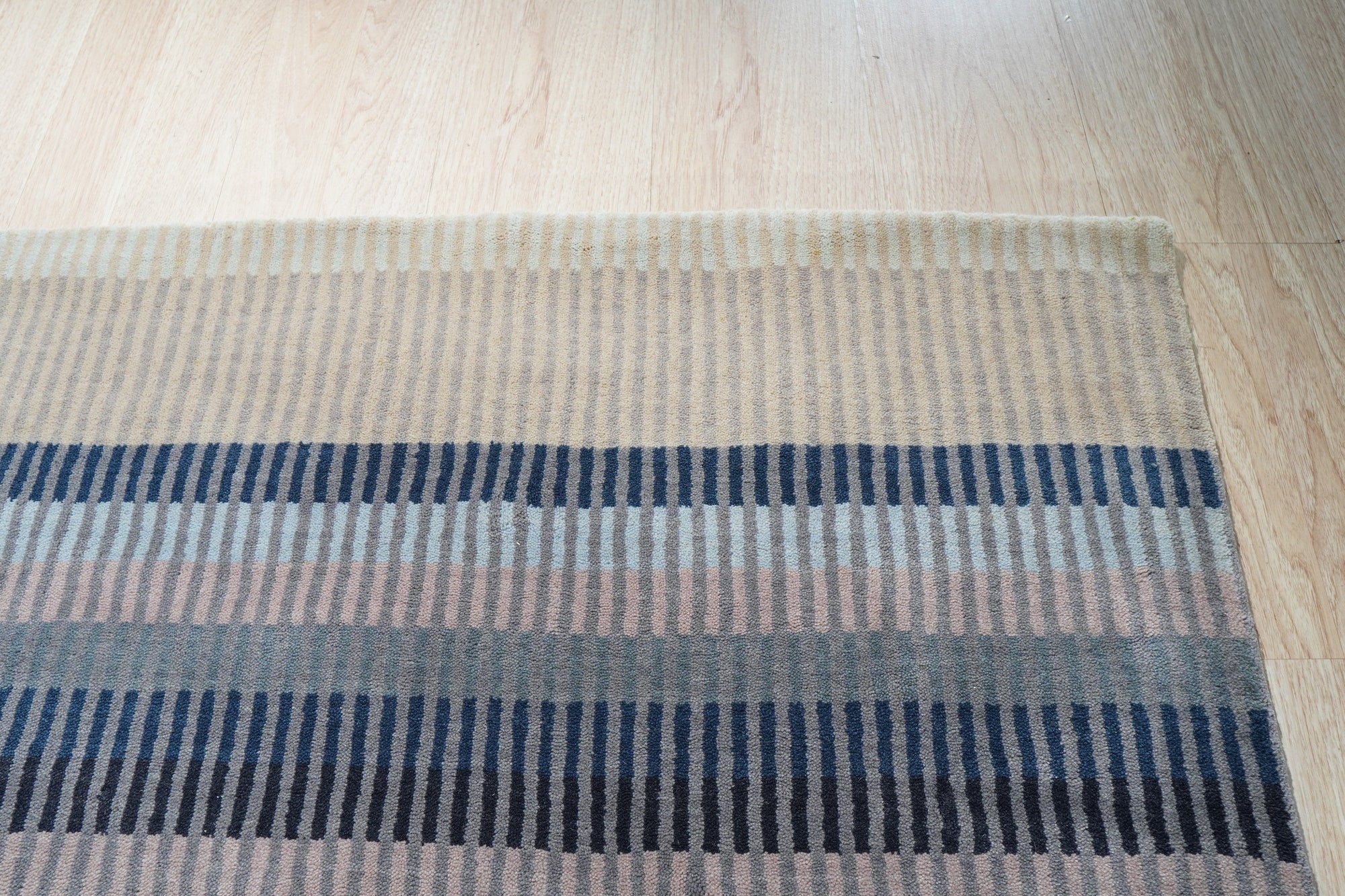 Azure Stripe Rug