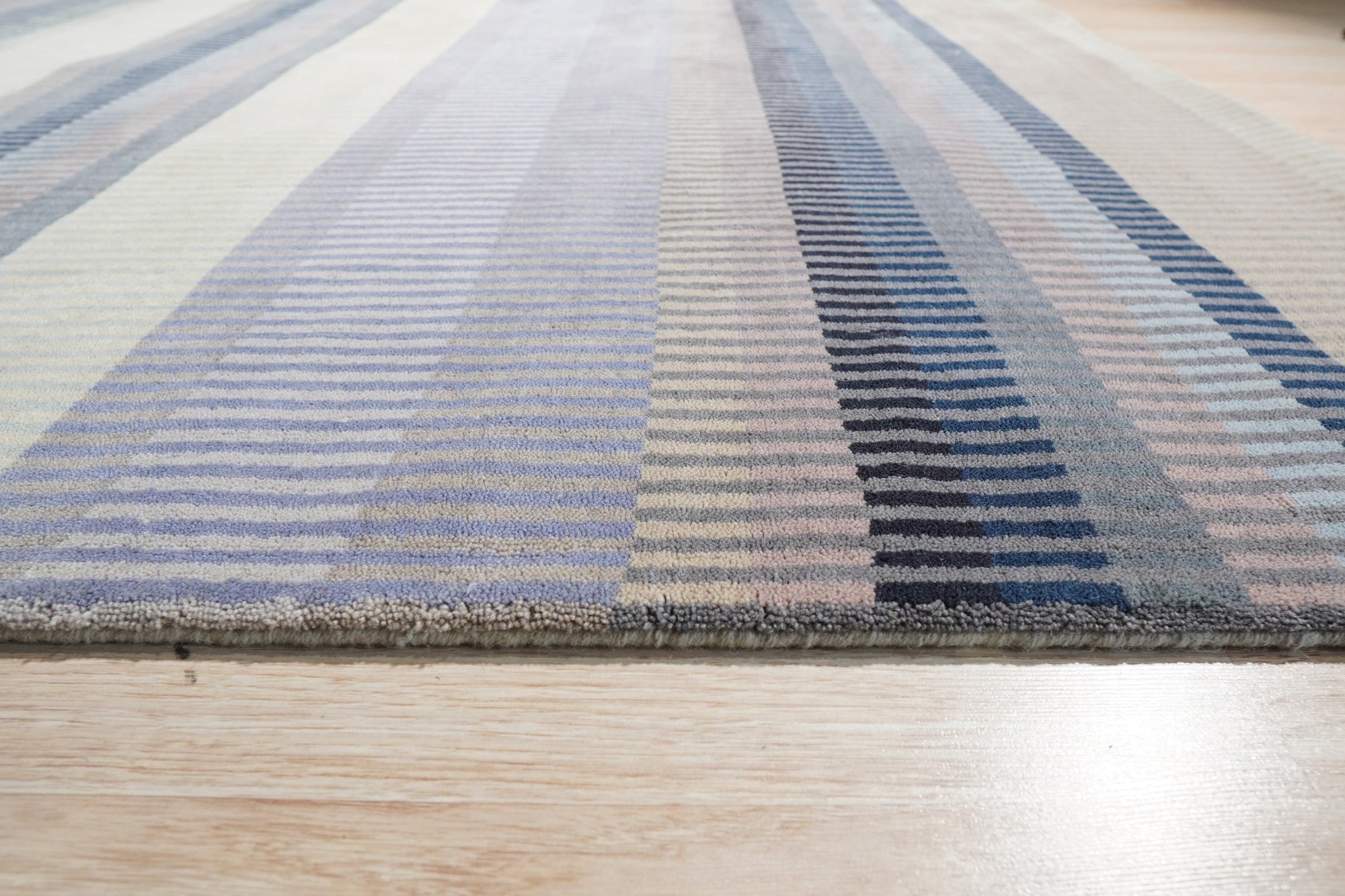 Azure Stripe Rug