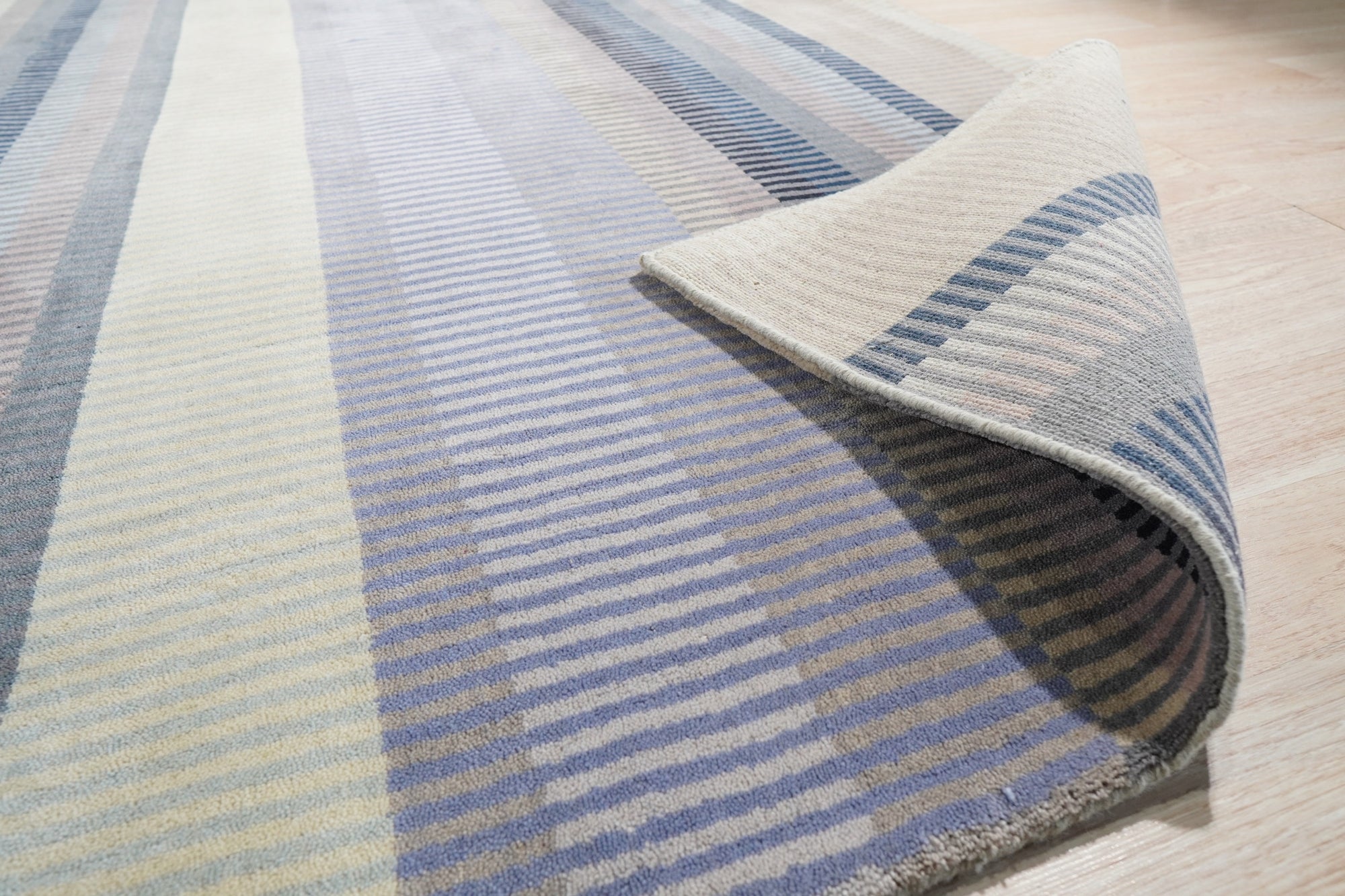 Azure Stripe Rug