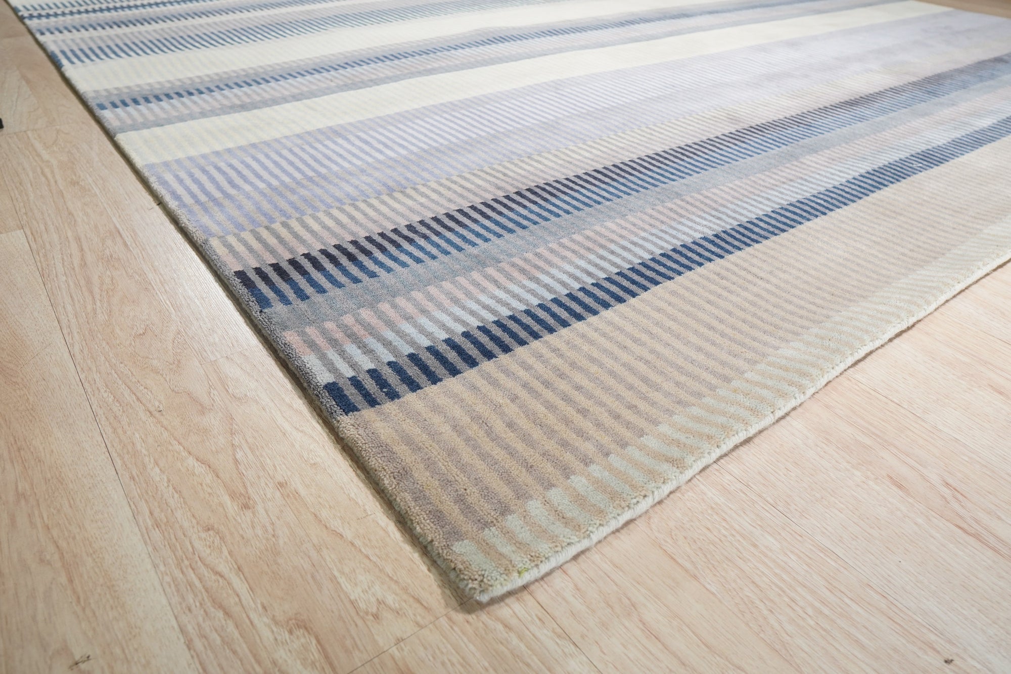 Azure Stripe Rug