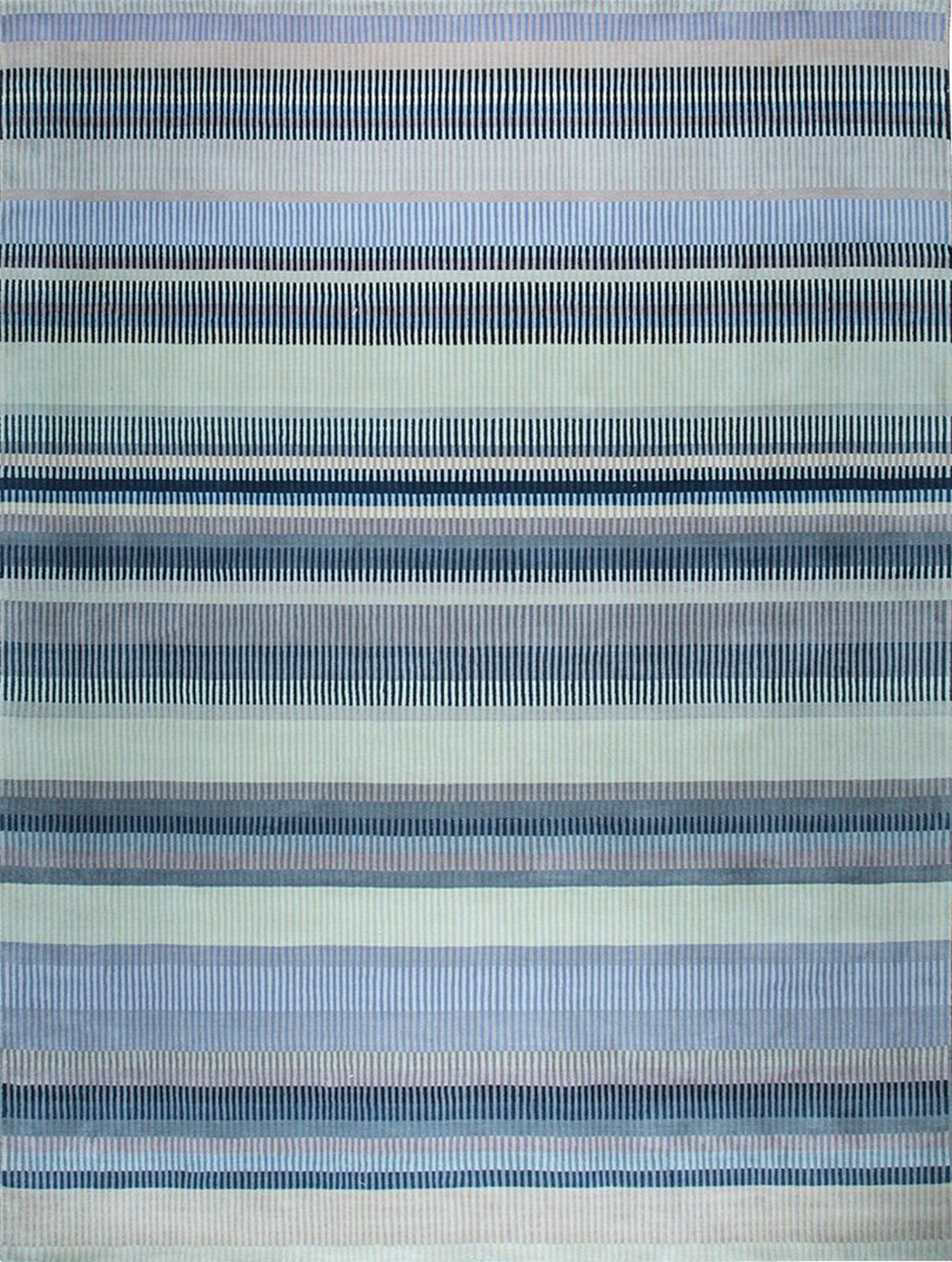 Azure Stripe Rug