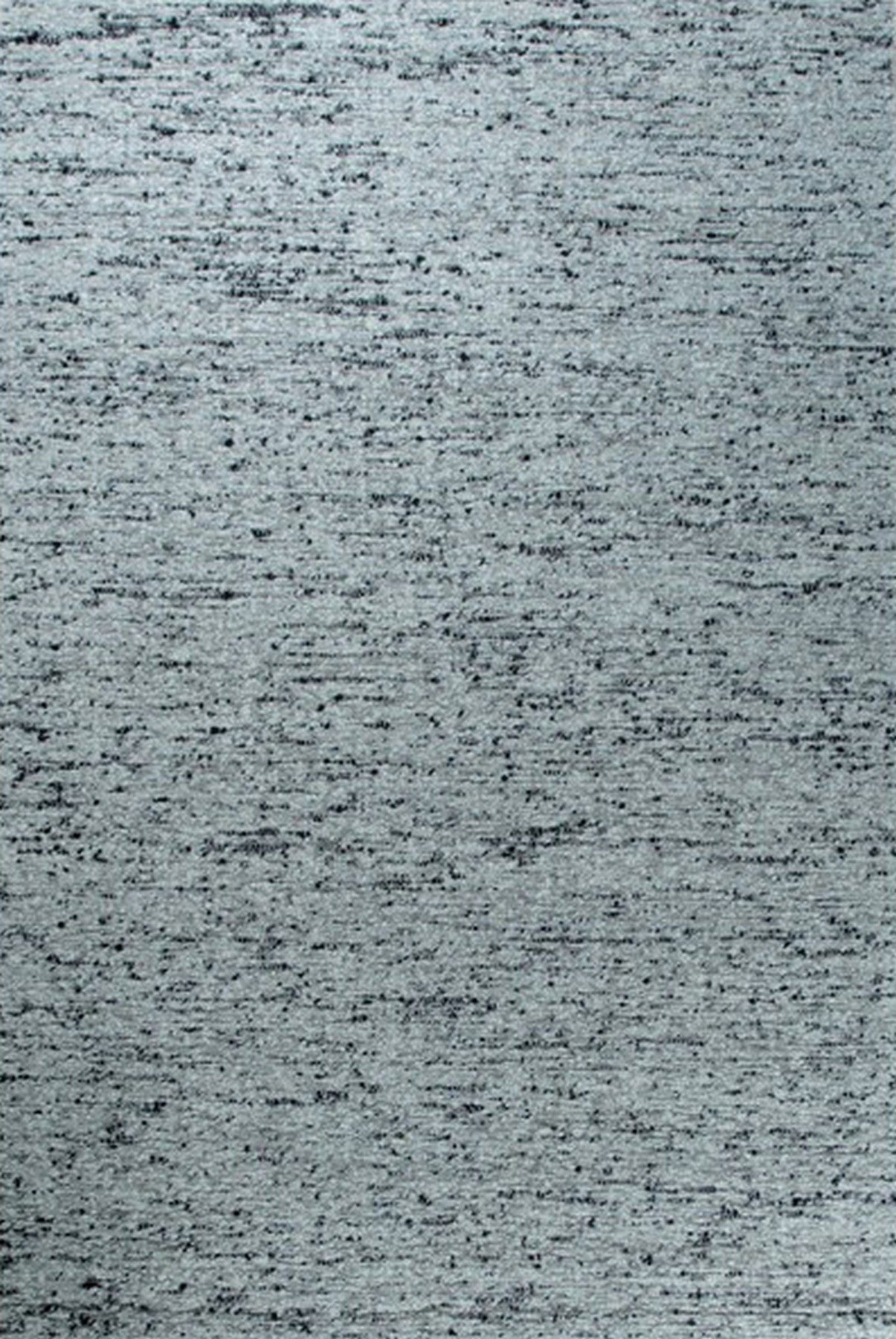 Dark Grey Contemporary Heathered Handmade Wool Rug