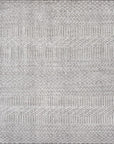 Isolated view of Chic Inviting Ivory Handmade Wool Rug, showcasing its design.