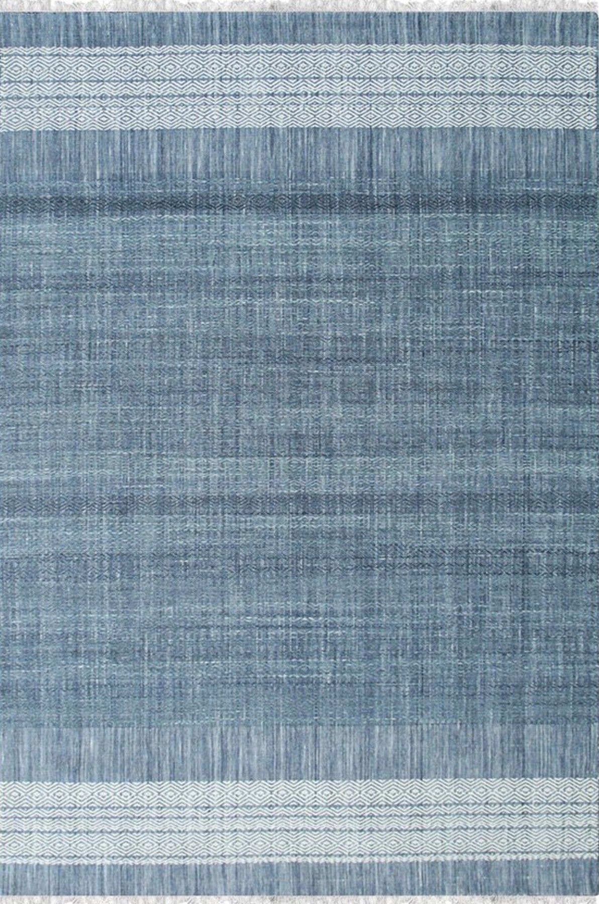 Delicate Elena Blue Flatweave Wool Rug | Eastern Oriental Rugs