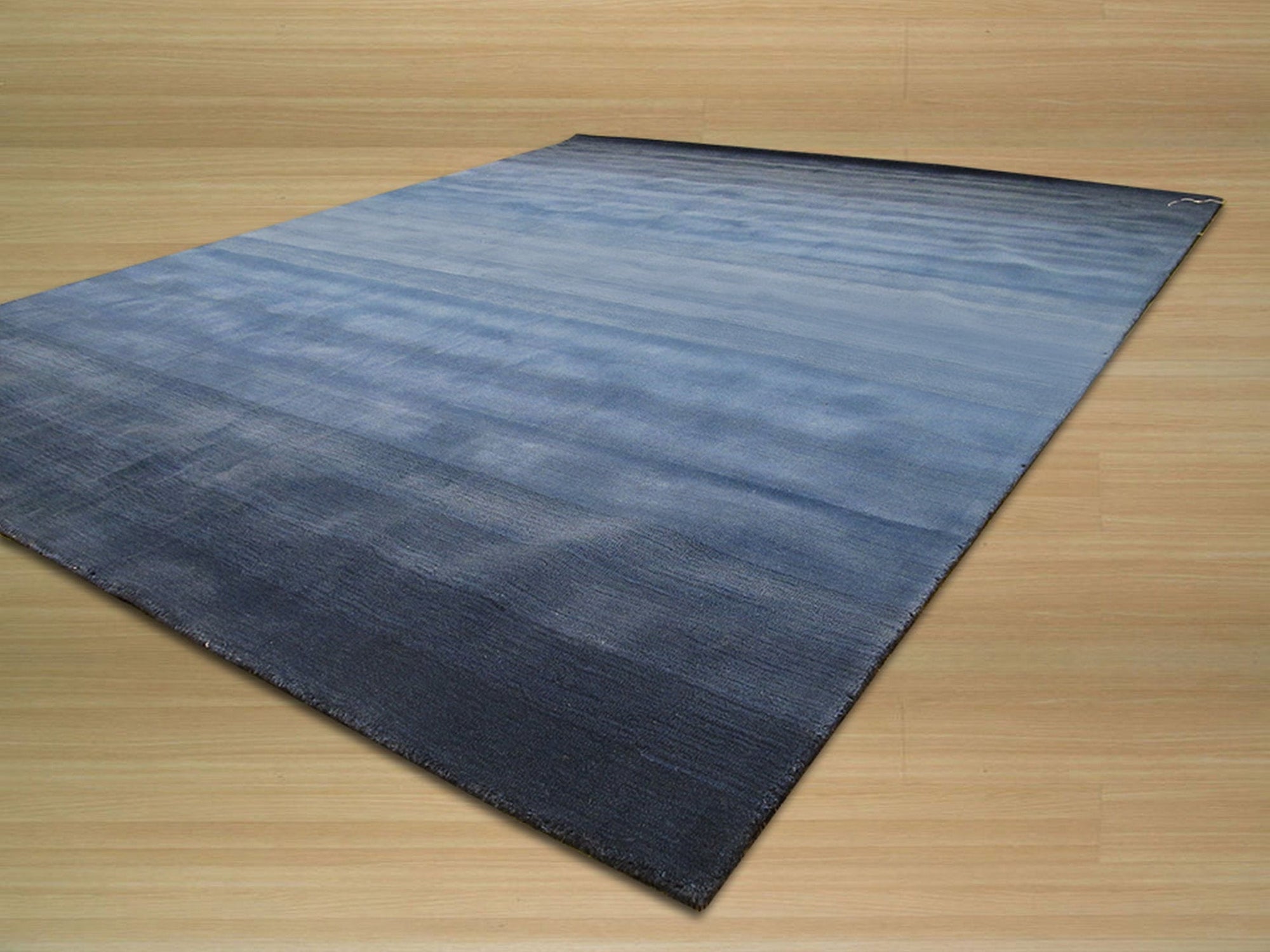 Horizon Blue Hand-Tufted Wool Rug