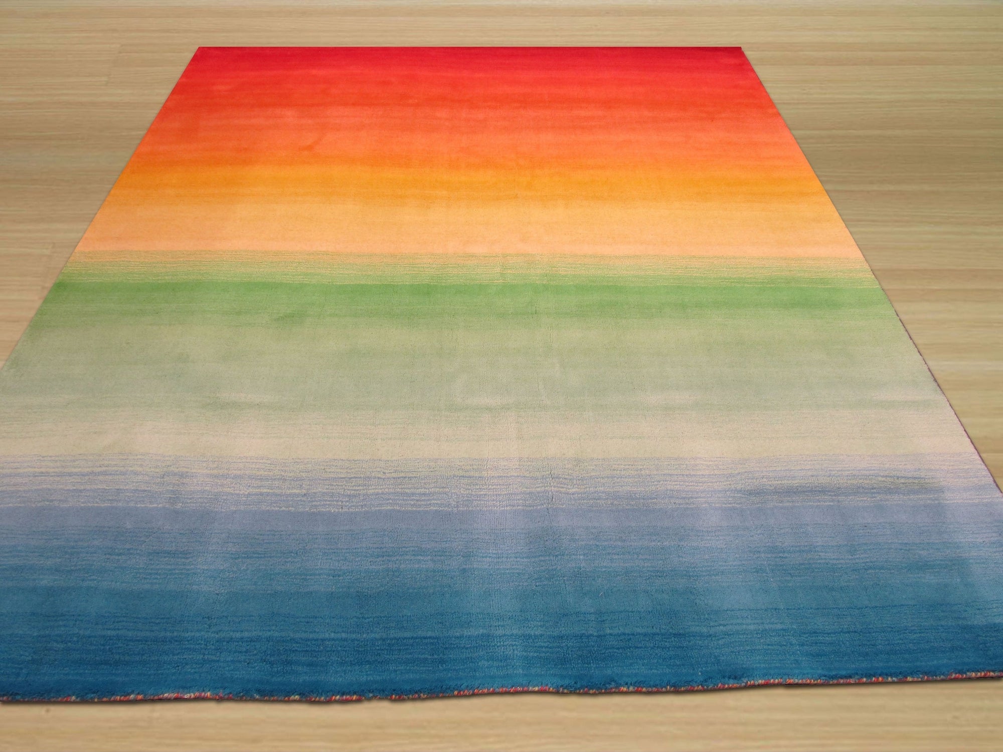 Rainbow Vibes Hand-Tufted Wool Rug