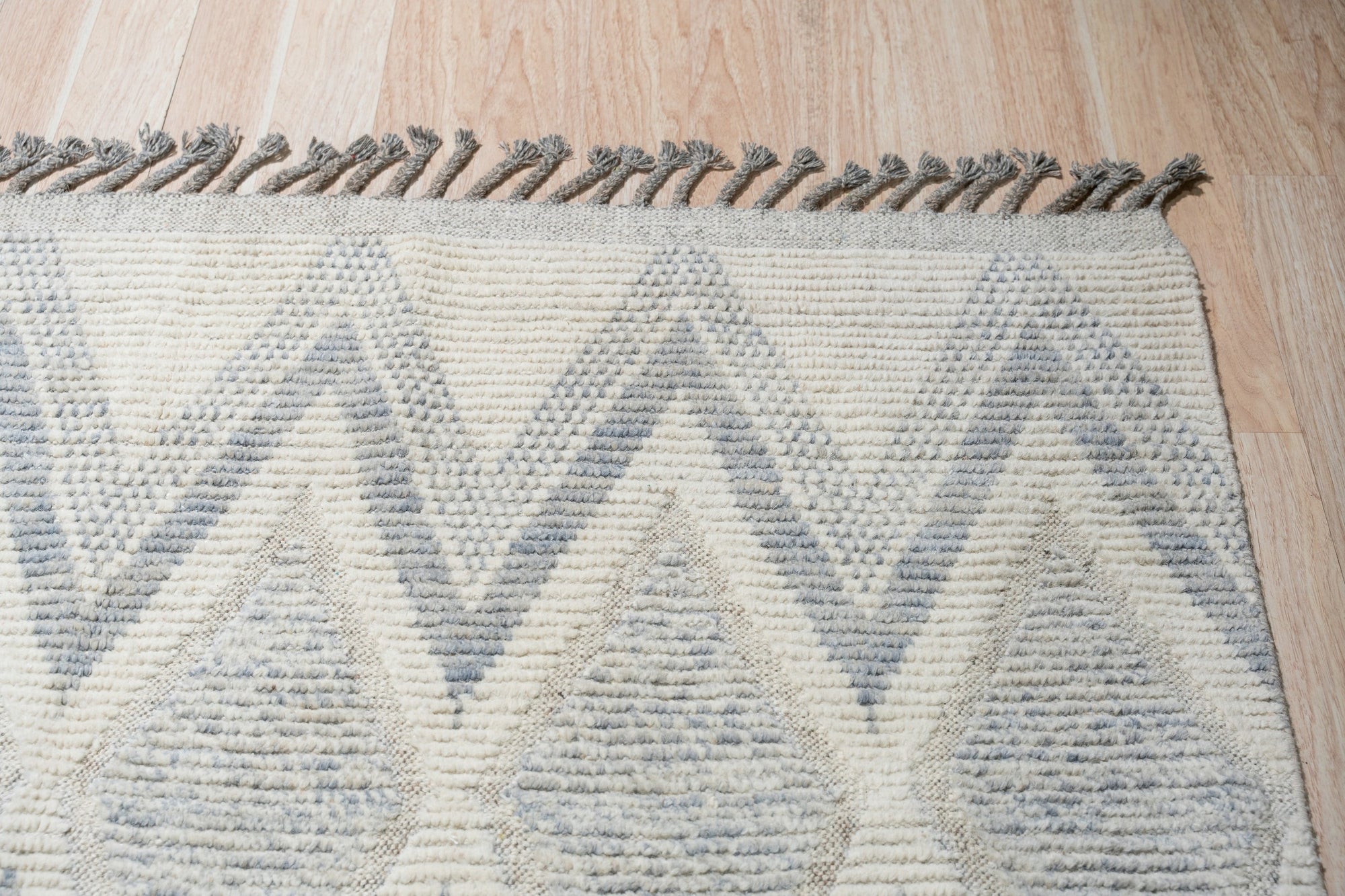 Marrakech Ivory Haze Hand-Knotted Wool Rug