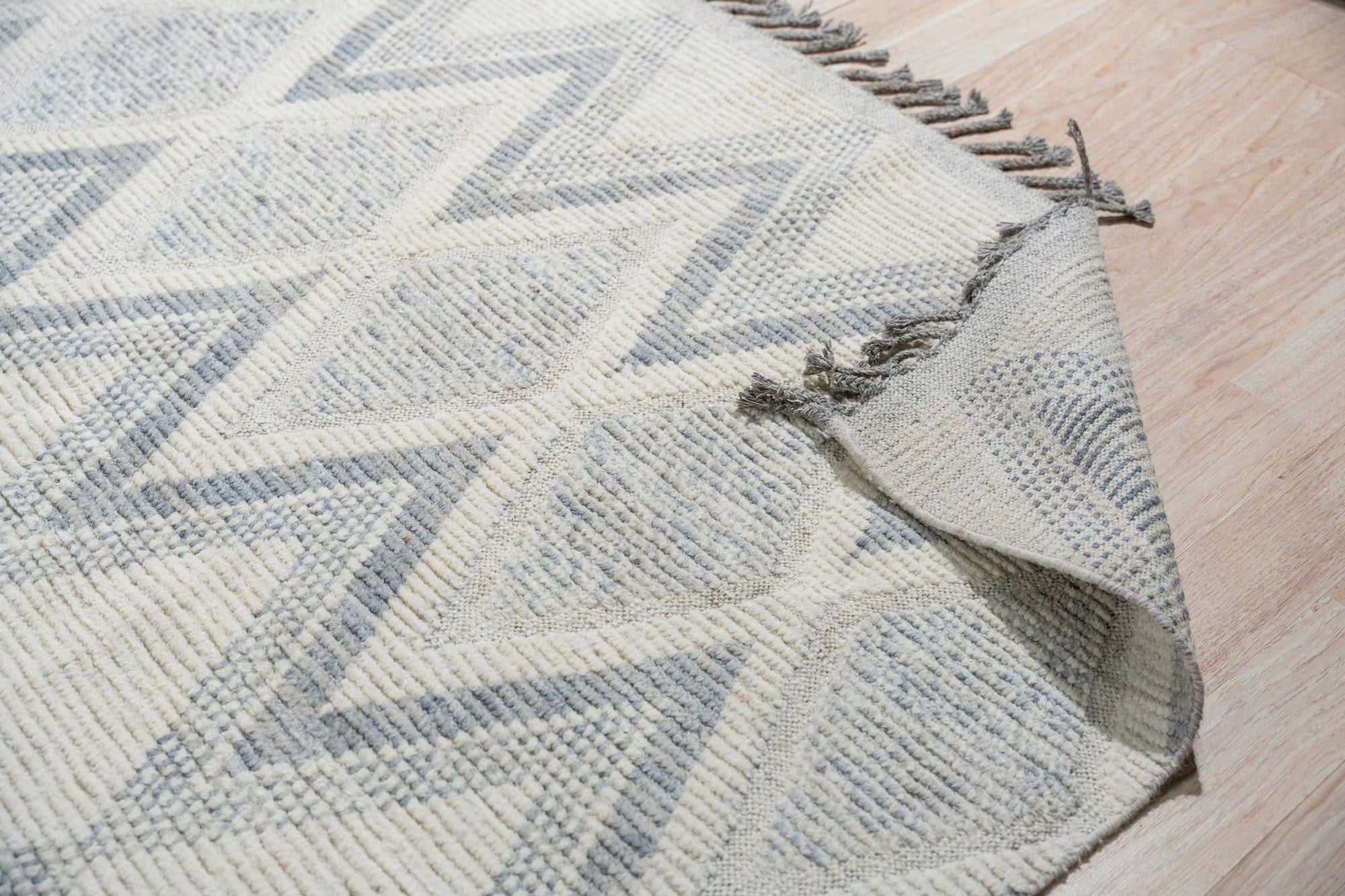 Marrakech Ivory Haze Hand-Knotted Wool Rug