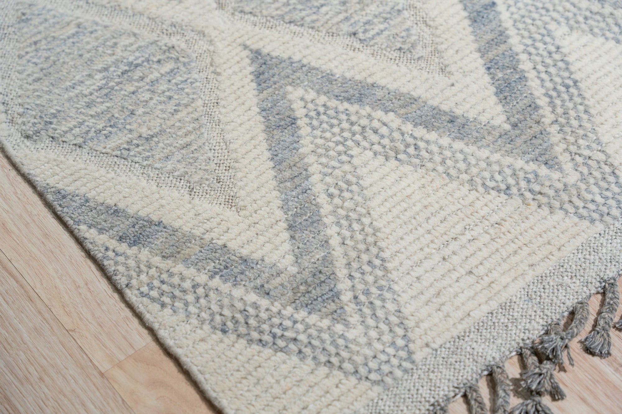 Marrakech Ivory Haze Hand-Knotted Wool Rug
