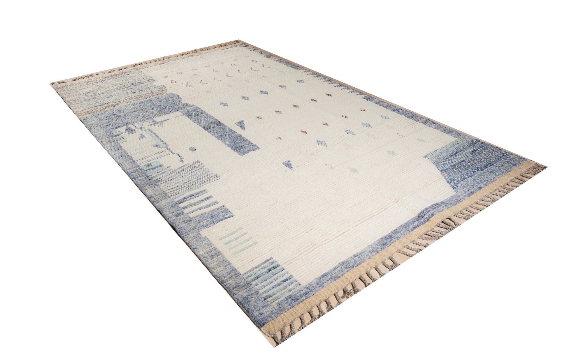 Marrakech Colorful Ember Bloom Hand-Knotted Rug