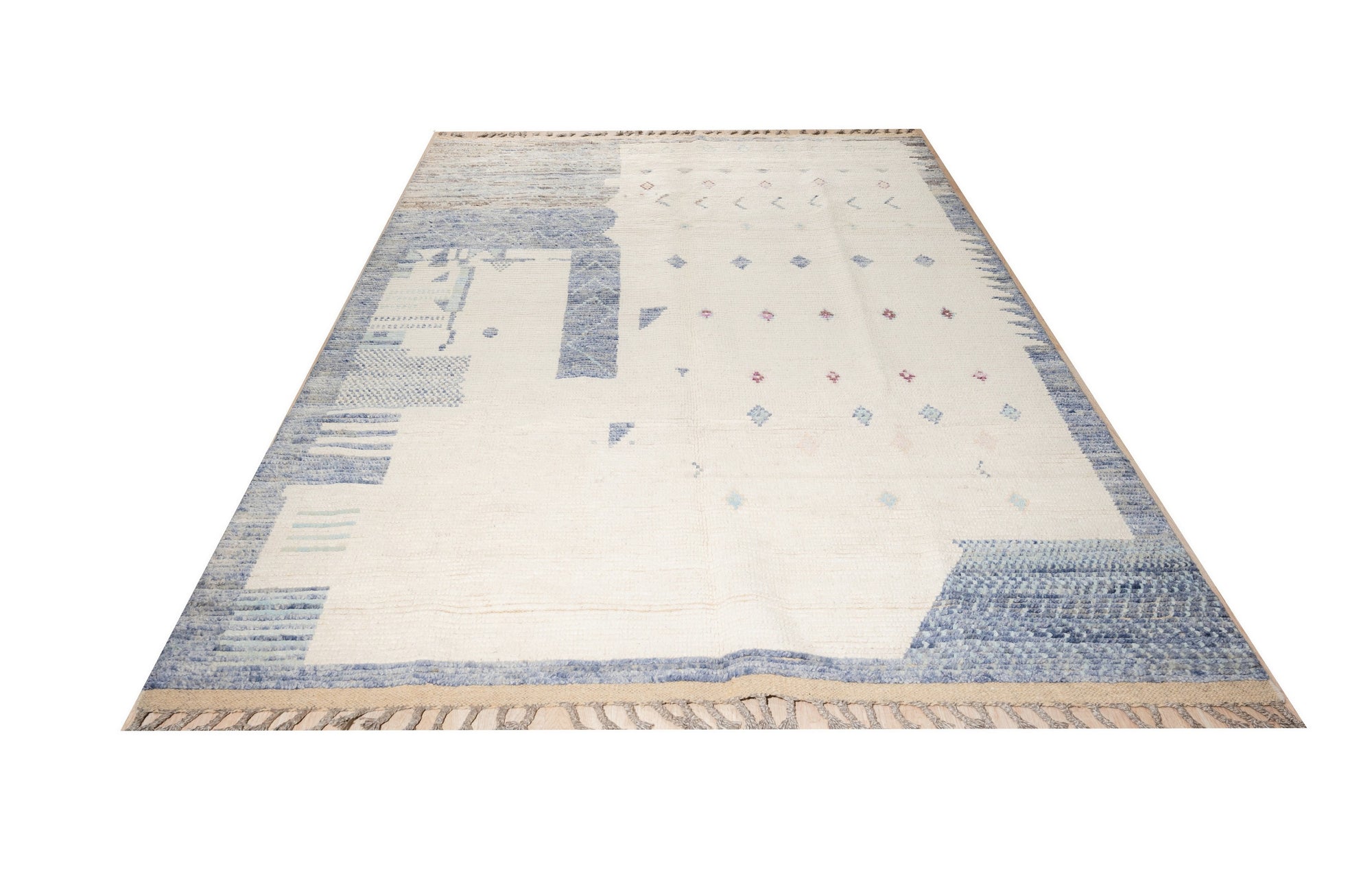 Marrakech Colorful Ember Bloom Hand-Knotted Rug