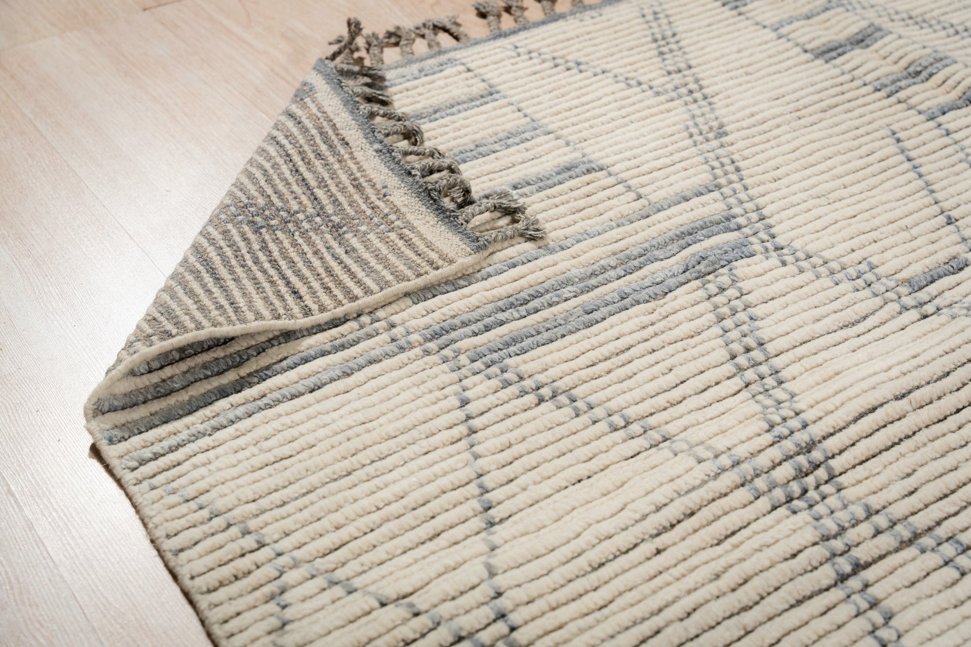 Marrakech Ivory Tapestry Hand-Knotted Rug