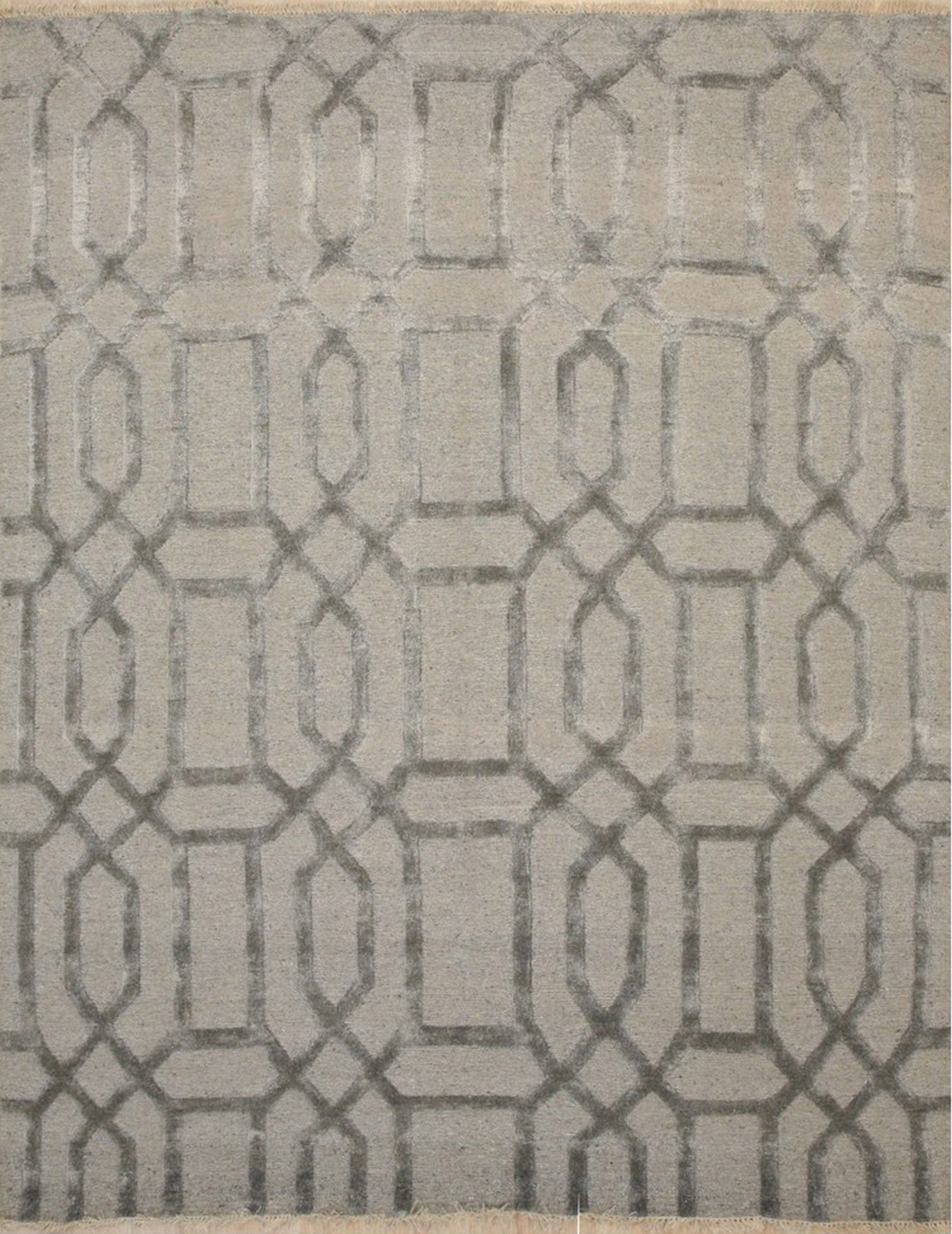 Geometric Elegance Transitional Rug