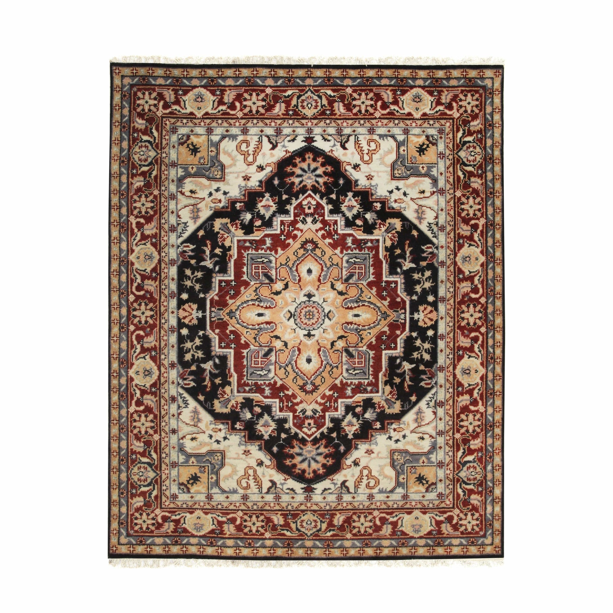 Elegant Navy Oriental Masterpiece Rug