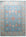 Light Blue Sahara Blue Geometric Rug