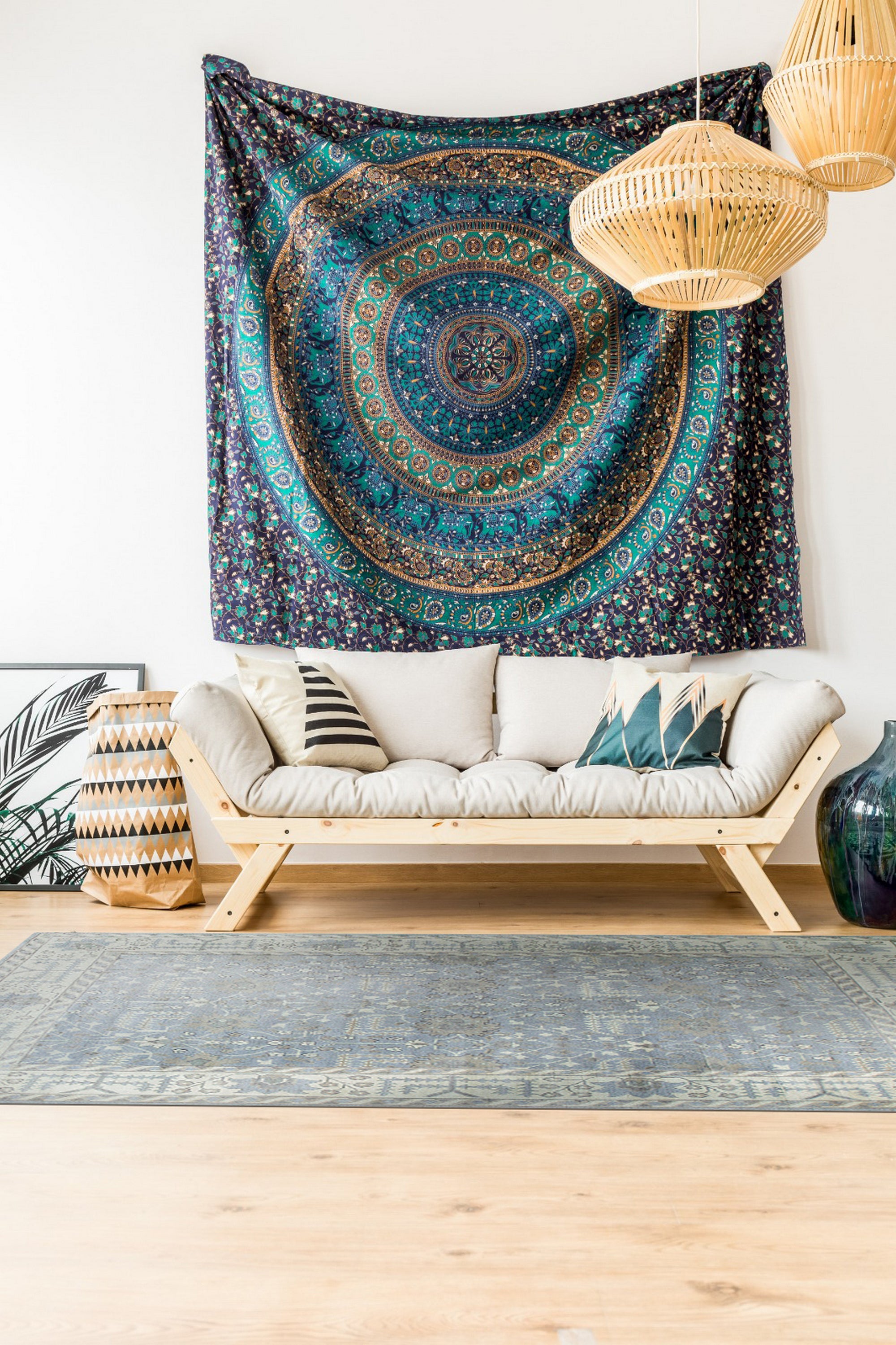 Selene Oushak Rust Hand Knotted Wool Rug