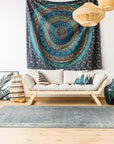 Selene Oushak Rust Hand Knotted Wool Rug
