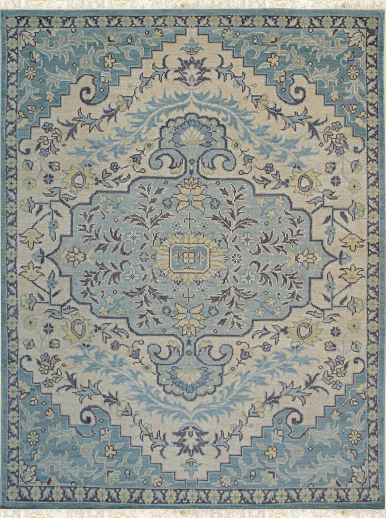 Exquisite Oriental Artisan Wool Rug