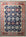 Isolated view of Violet Exquisite Navy Hand Knotted Wool Rug, showcasing its intricate, geometric design in deep navy hues.