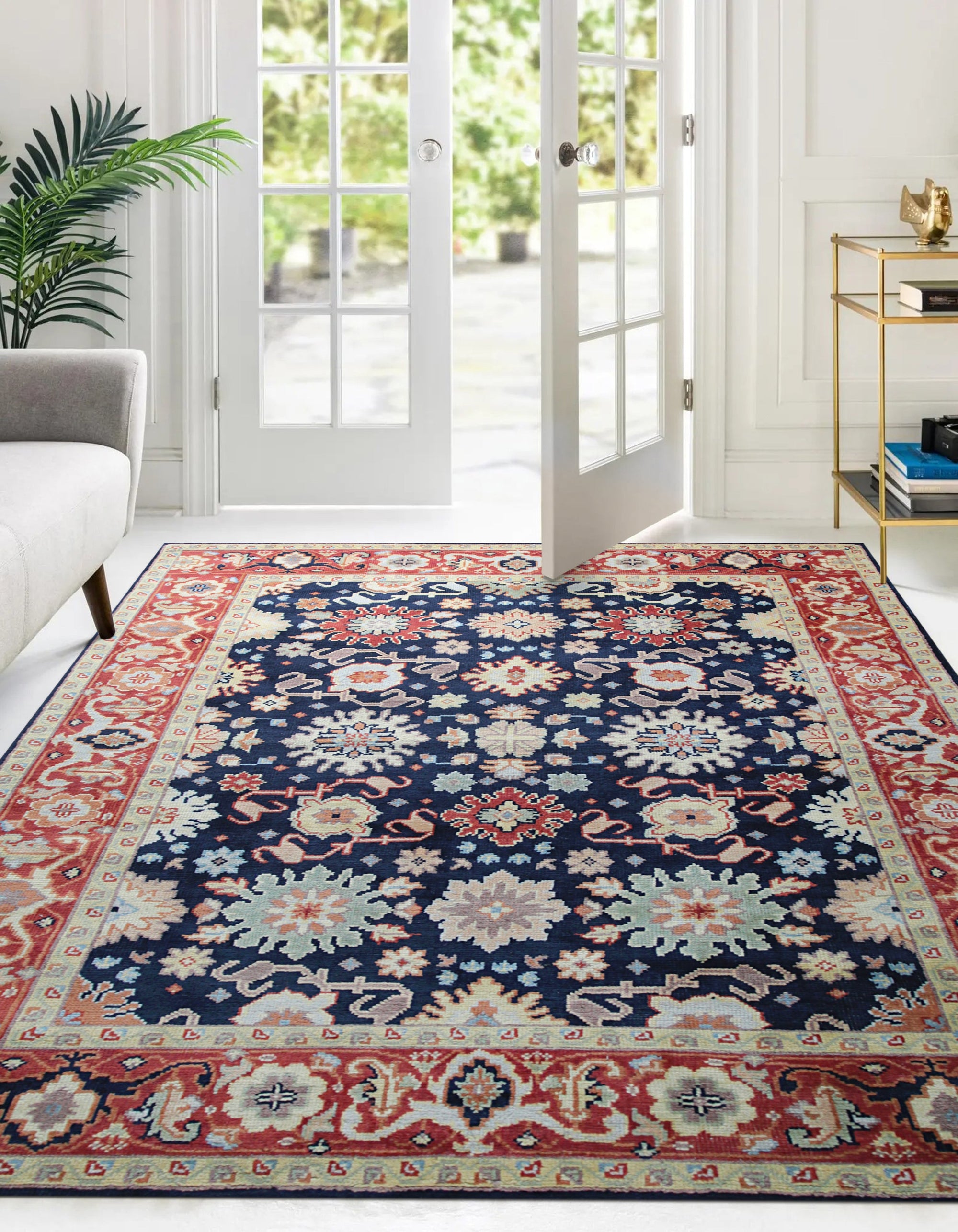 Heirloom Midnight Blossom Rug