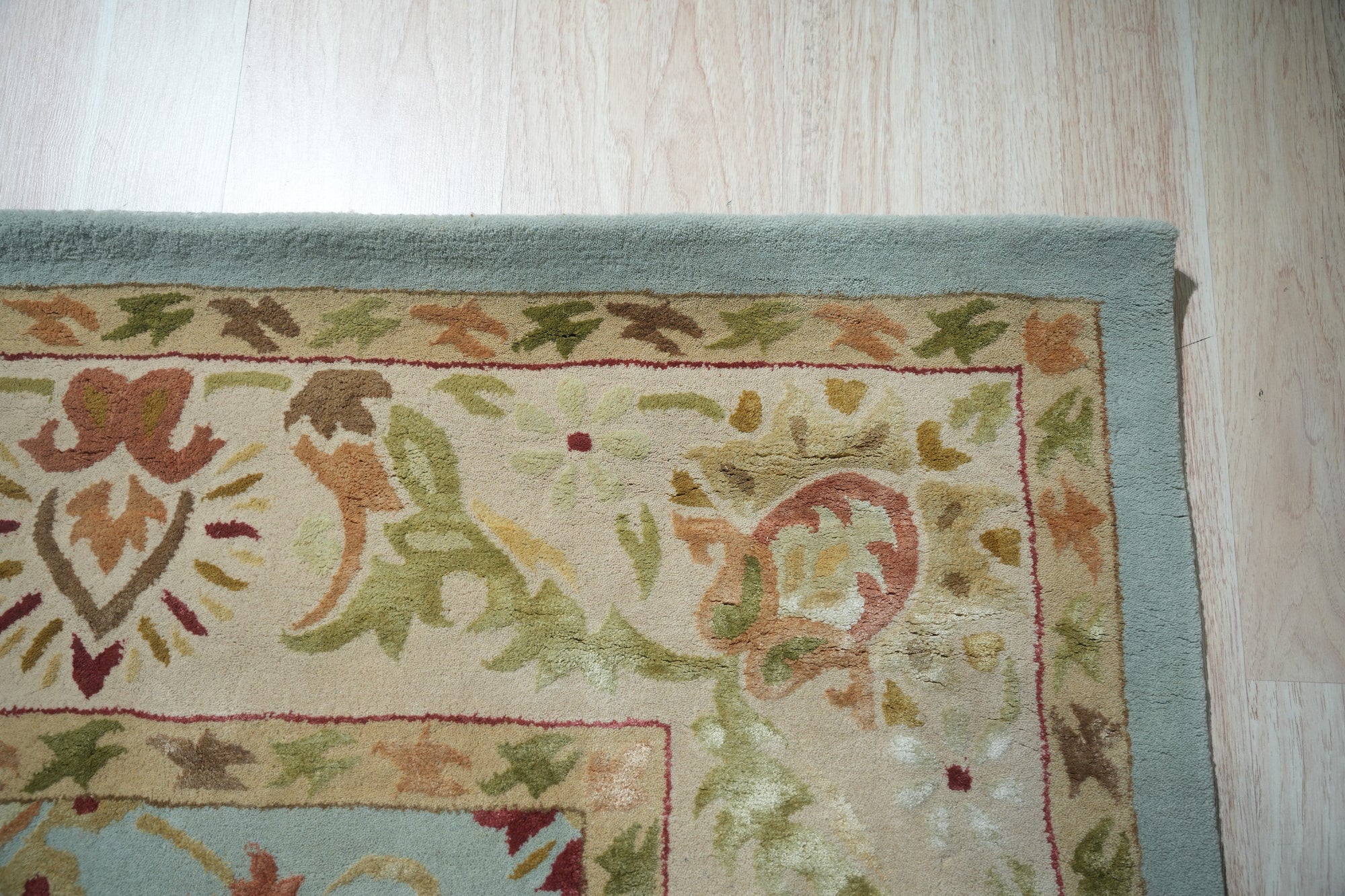 Blue Garden Delight Classic Rug