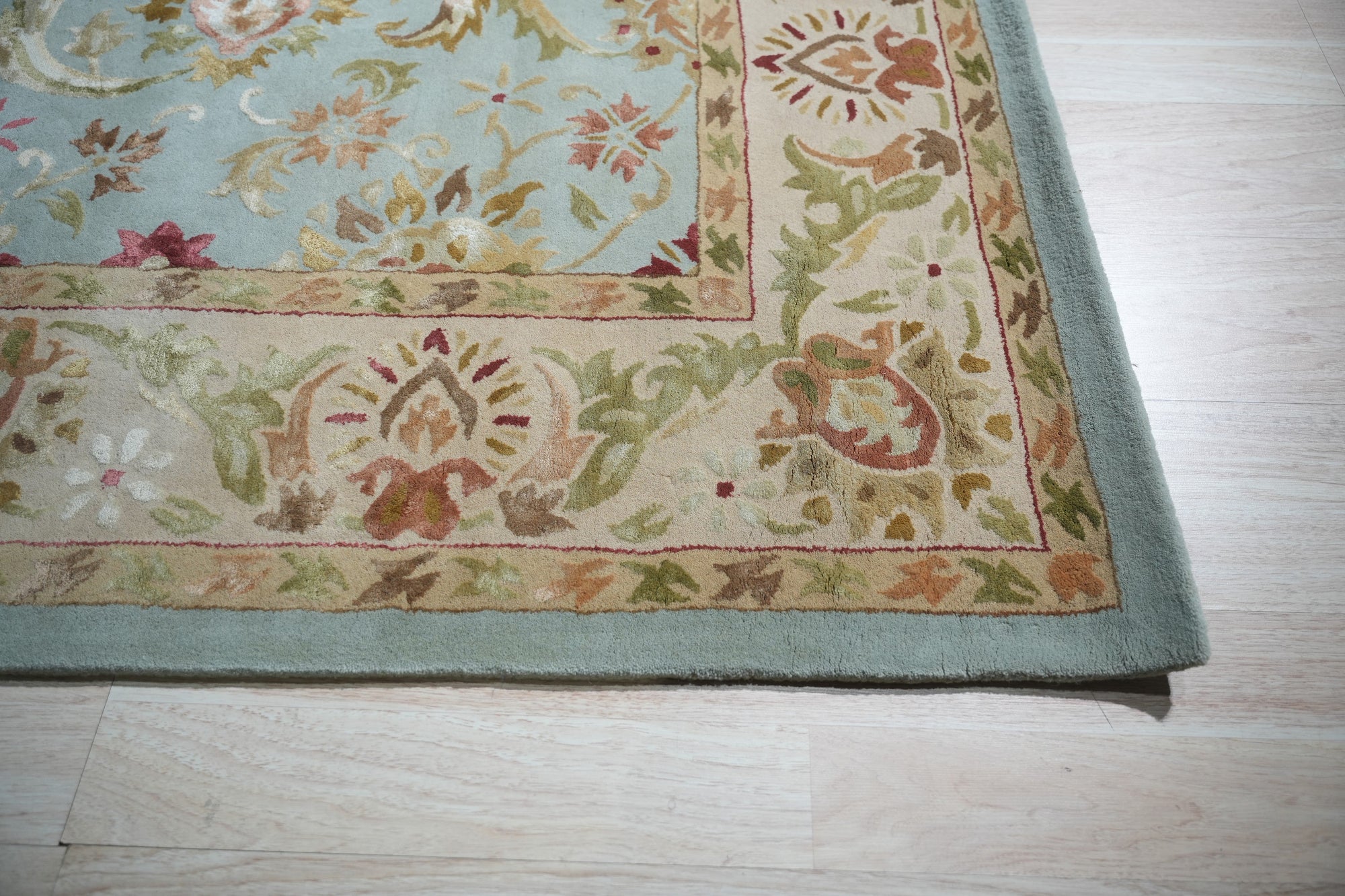 Blue Garden Delight Classic Rug