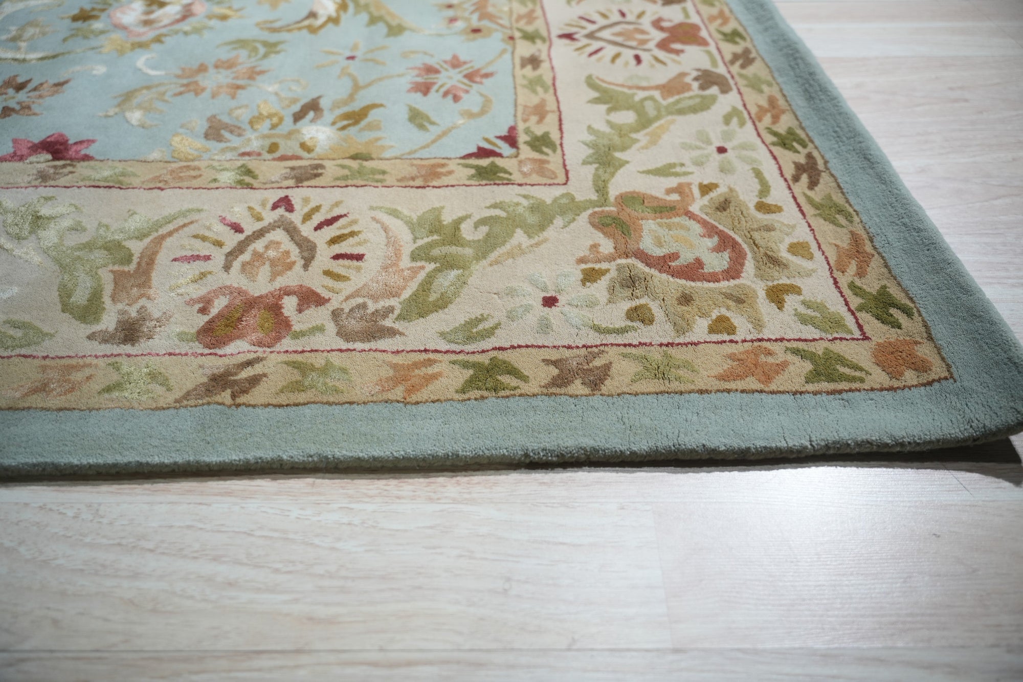 Blue Garden Delight Classic Rug