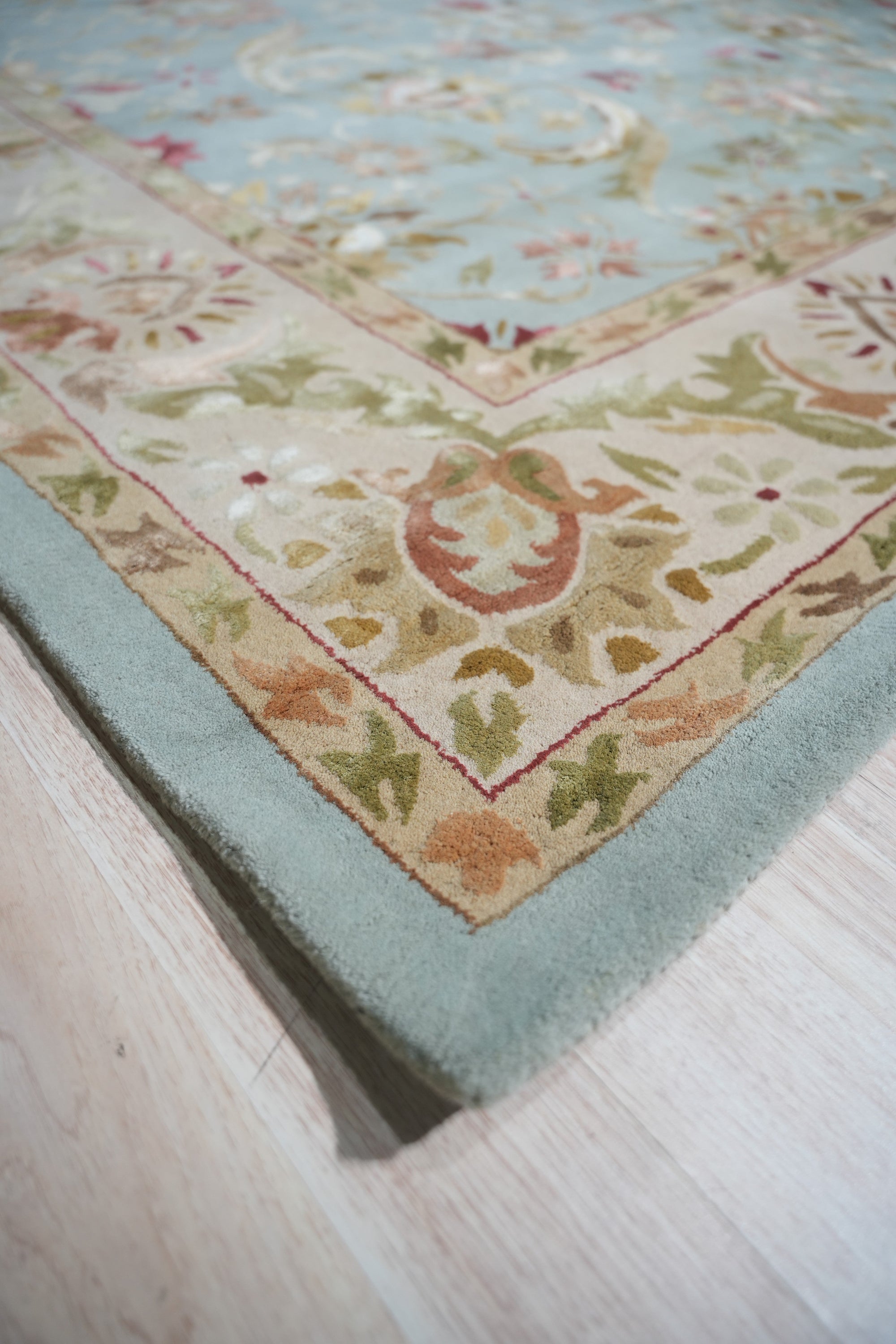 Blue Garden Delight Classic Rug