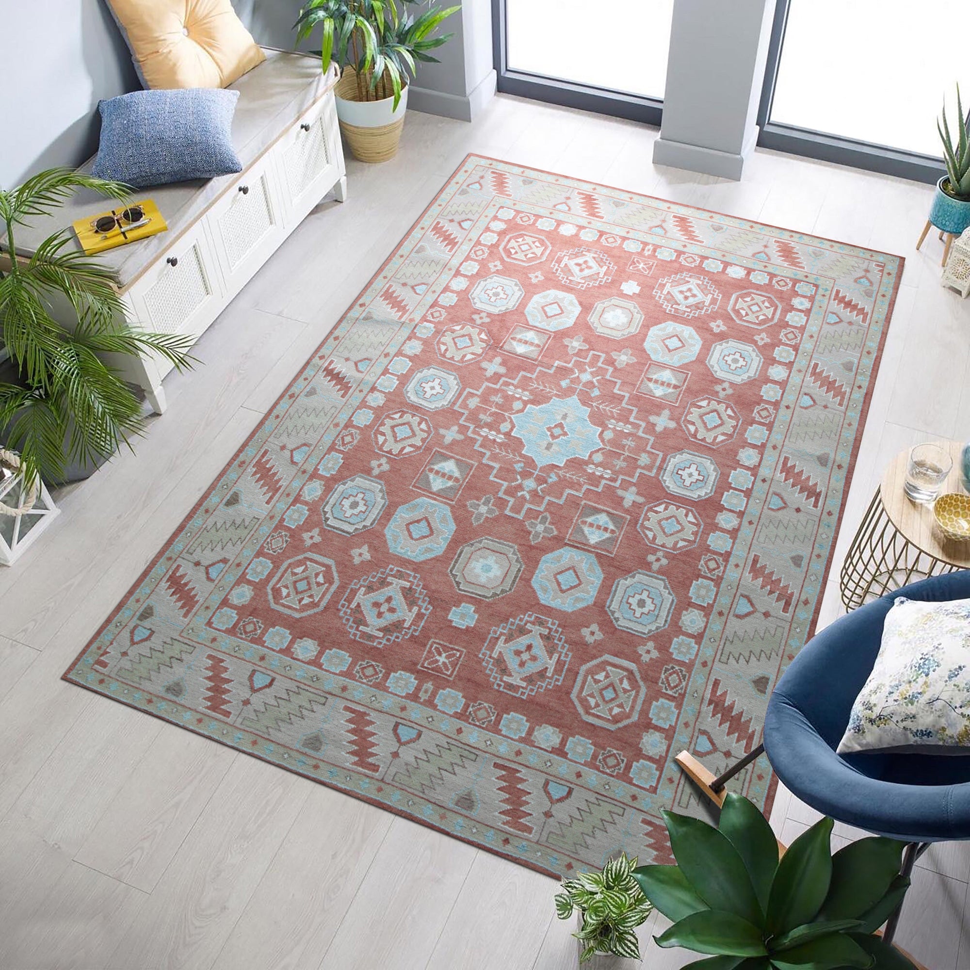 Rust Garden Delight Classic Rug