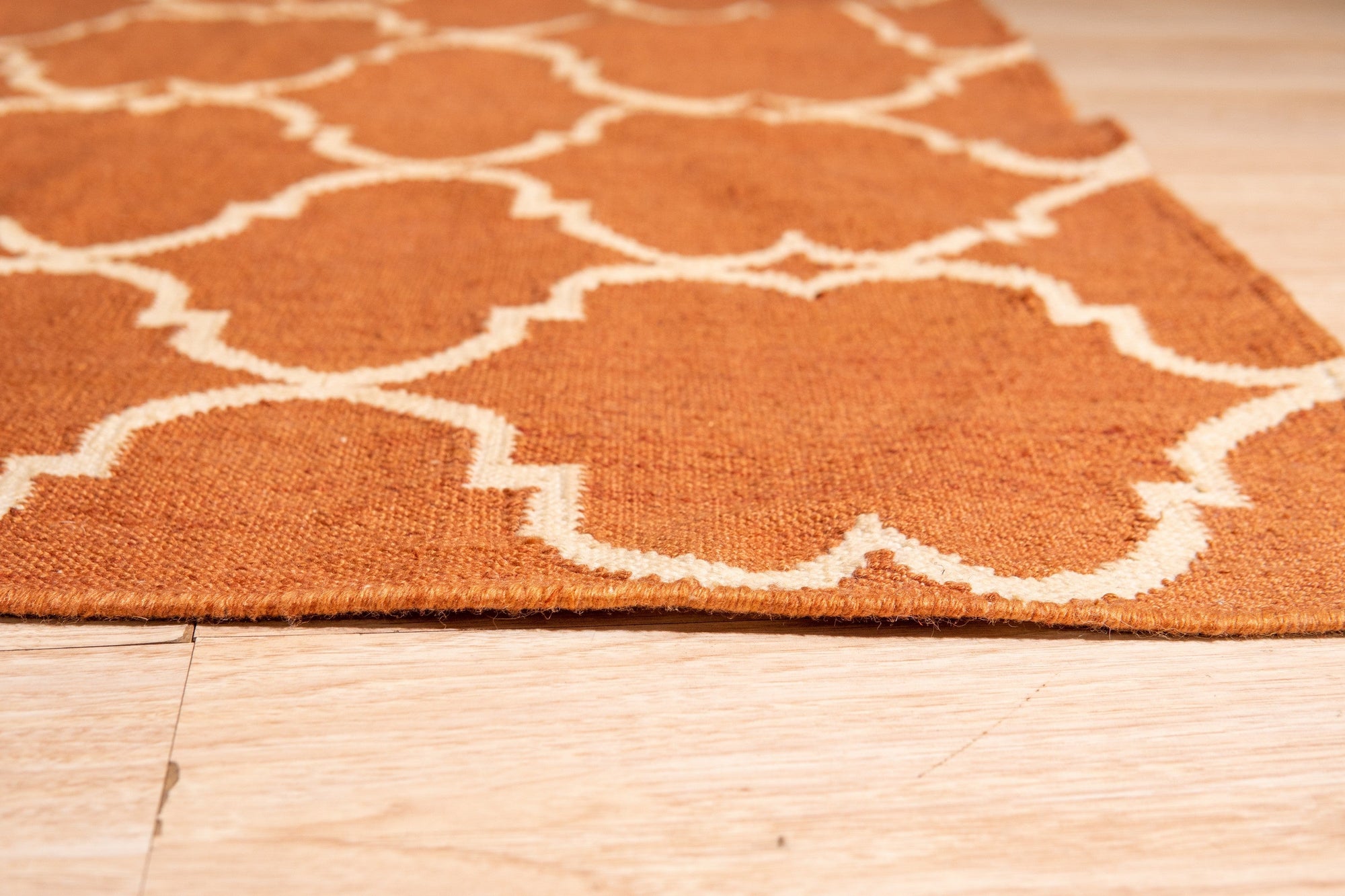 Orange Sunset Mirage Reversible Rug