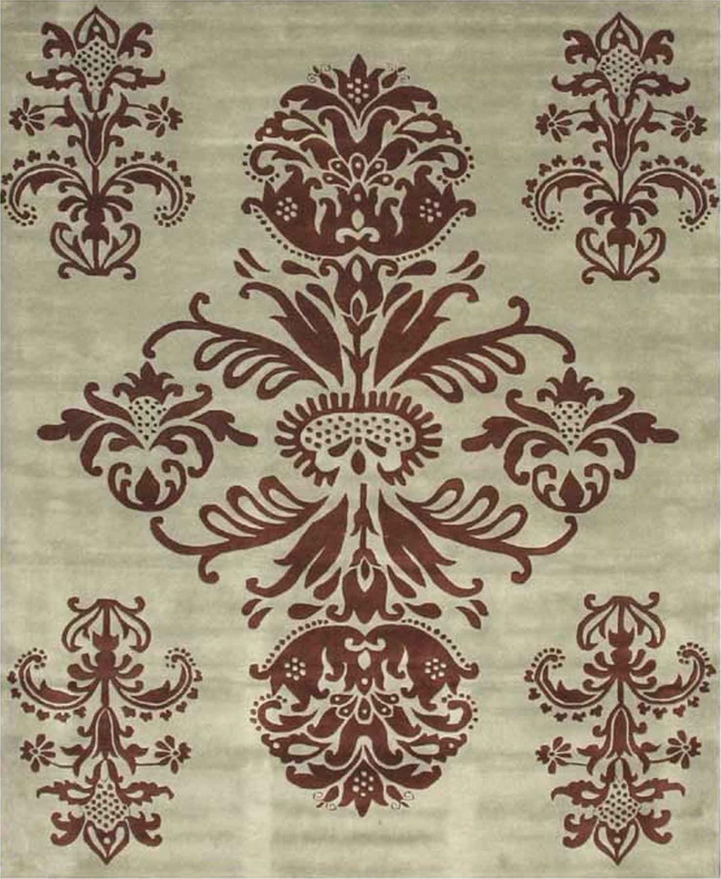 Regal Medallion Hand-Tufted Wool/Viscose Rug