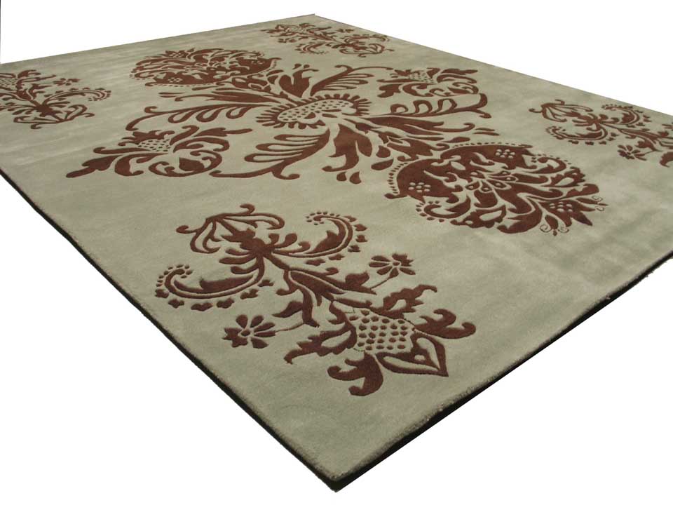 Regal Medallion Hand-Tufted Wool/Viscose Rug