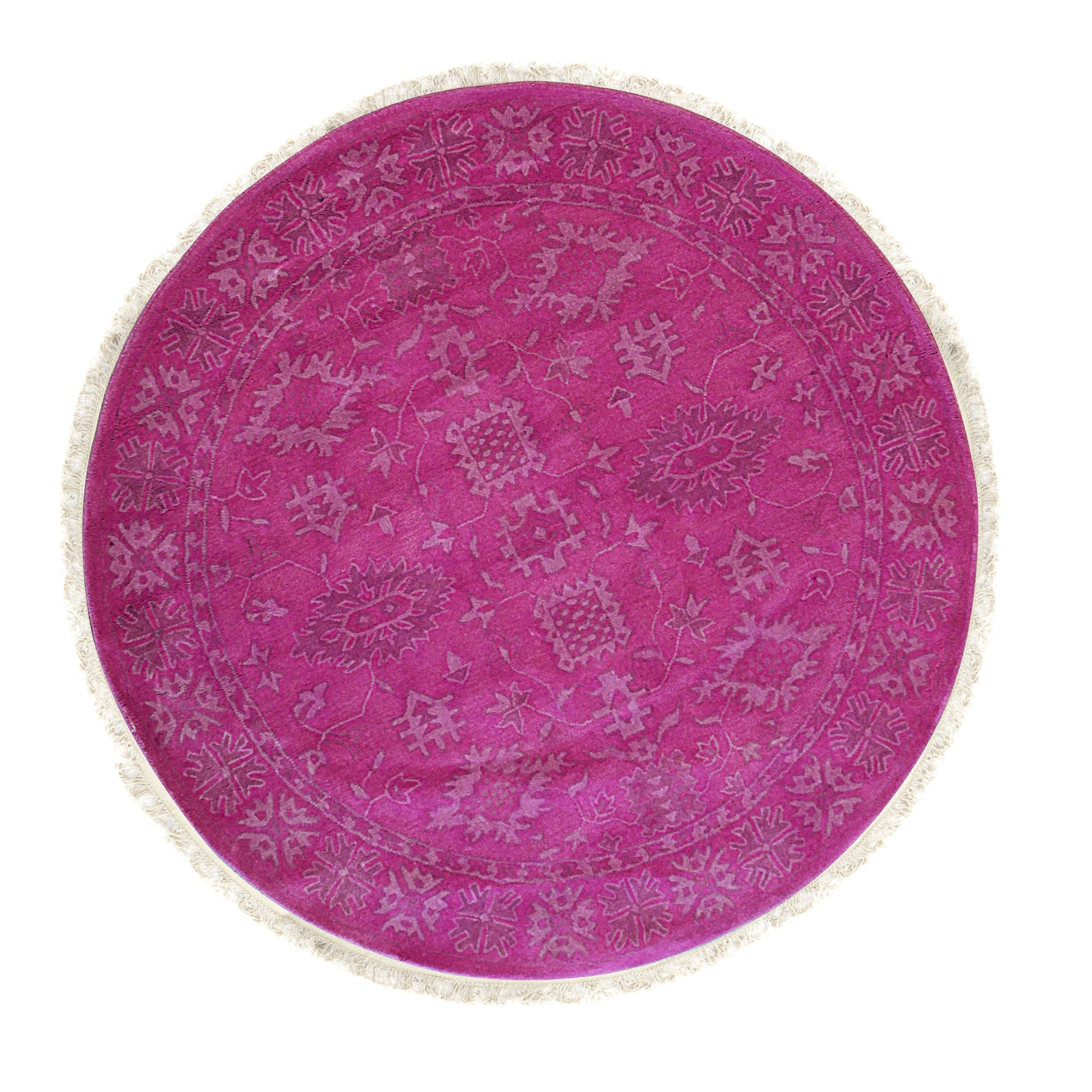 Pink Artisan Overdyed Oriental Rug