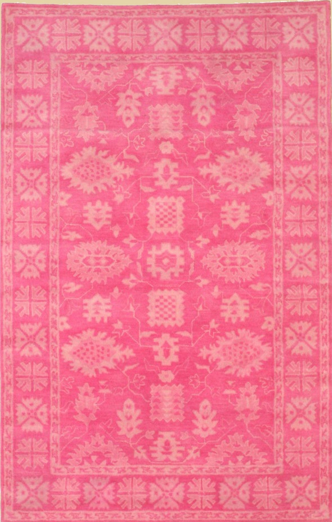 Pink Artisan Overdyed Oriental Rug