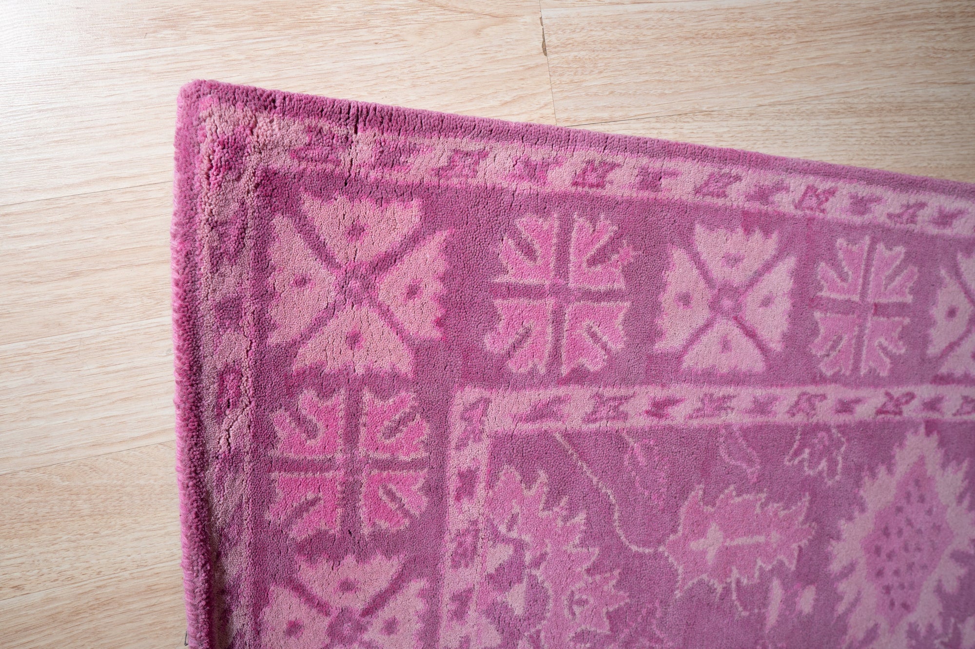 Pink Artisan Overdyed Oriental Rug