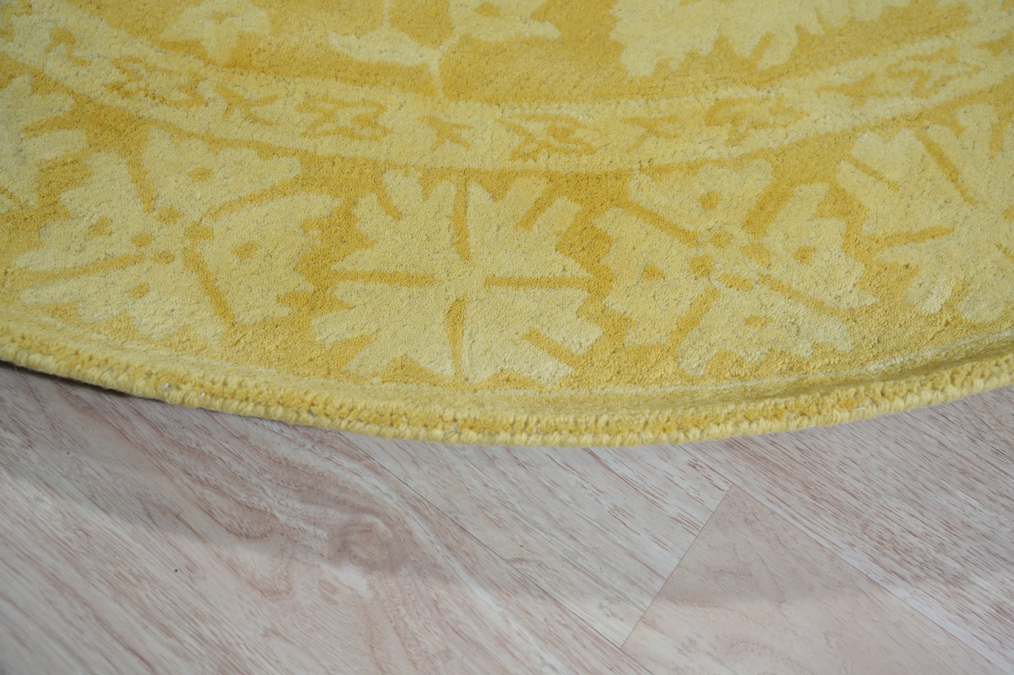 Yellow Artisan Overdyed Oriental Rug