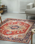 Harlow Oriental Rust Hand Knotted Wool Rug