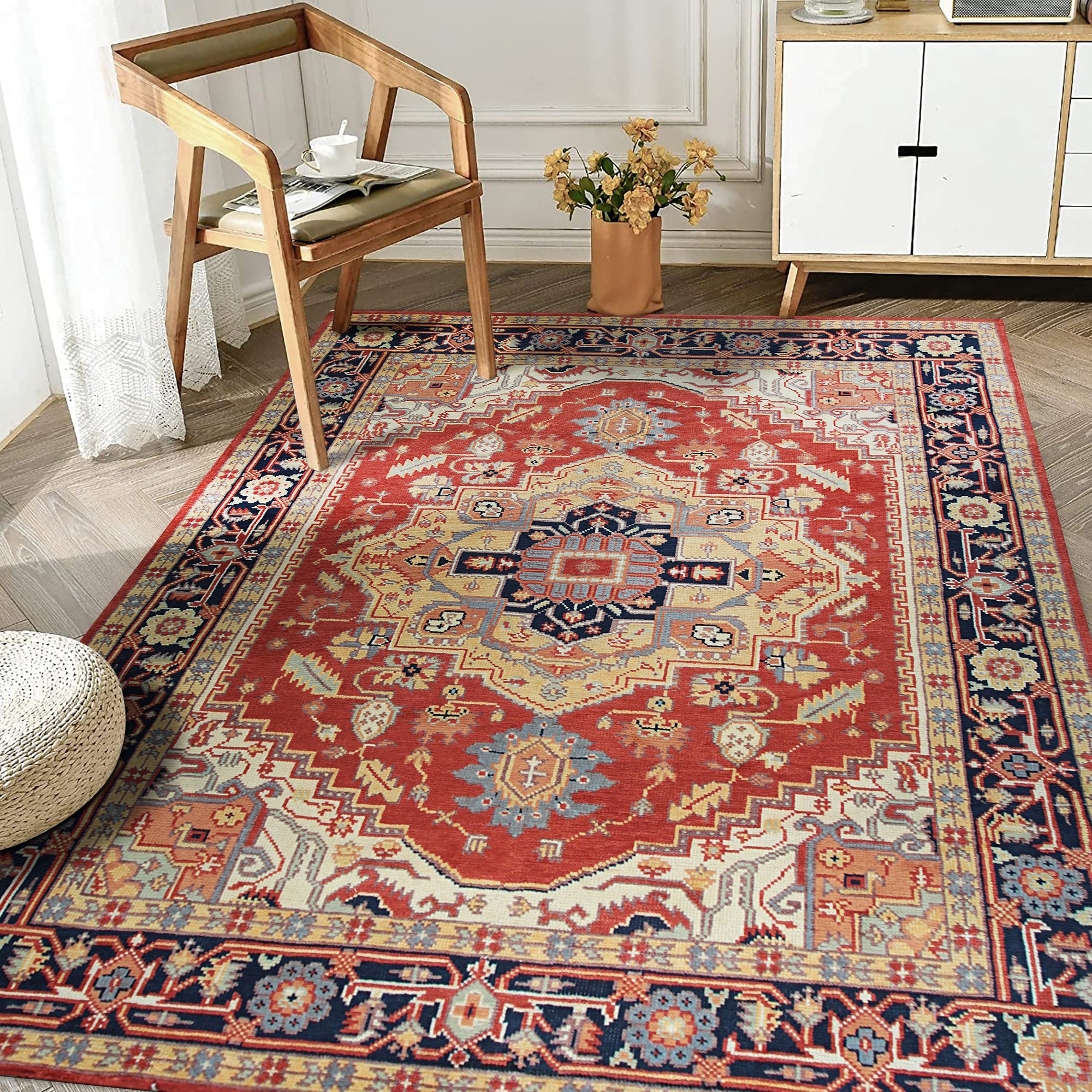 Harlow Oriental Rust Hand Knotted Wool Rug