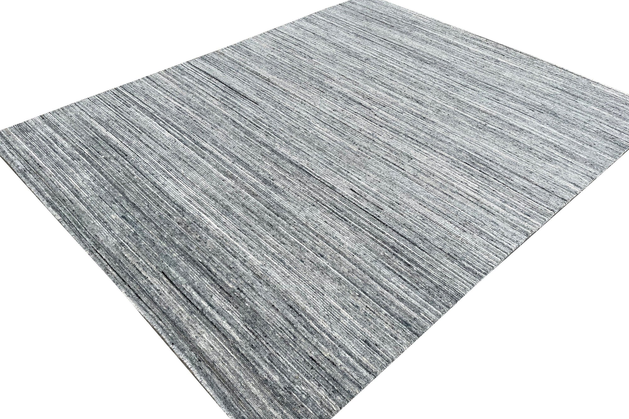 Gray Nolan Striped Contemporary Rug