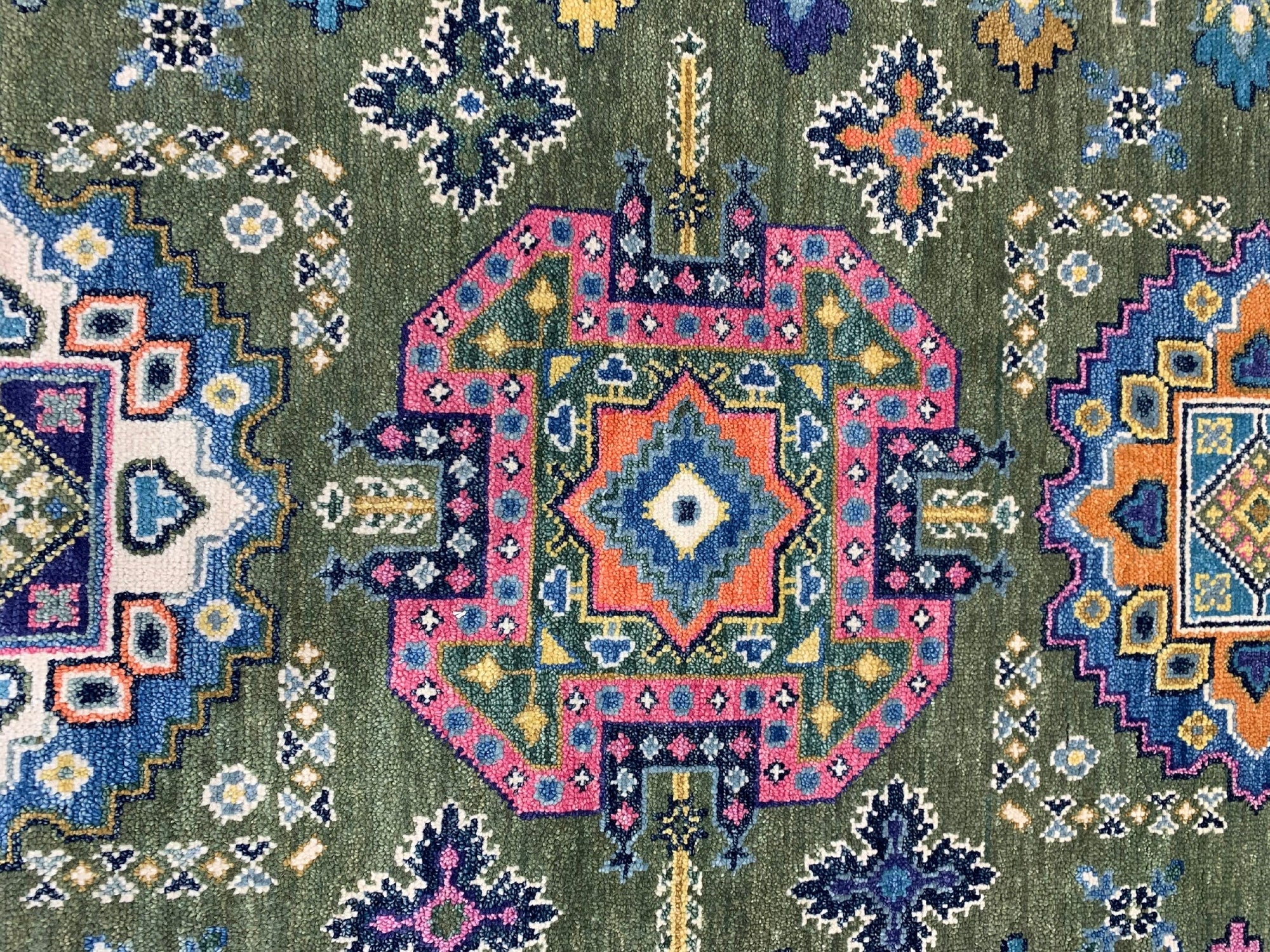 Green Classic Kazak Harmony Rug