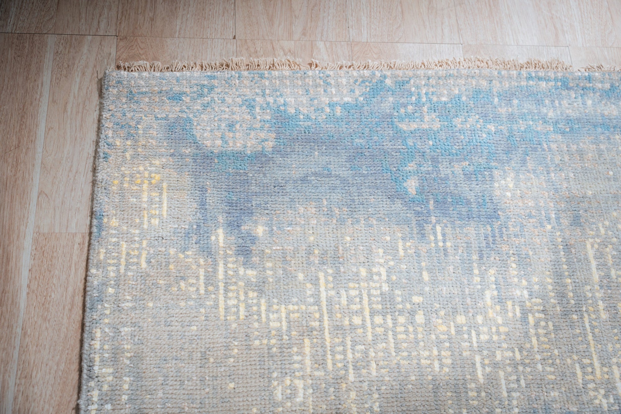 Blue Ethereal Abstract Elegance Rug