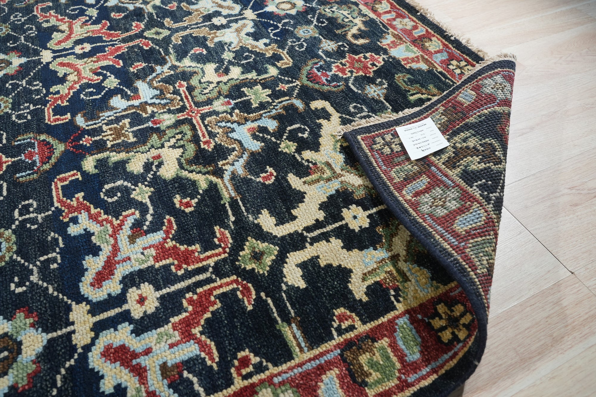 Navy Luxurious Oriental Masterpiece Rug