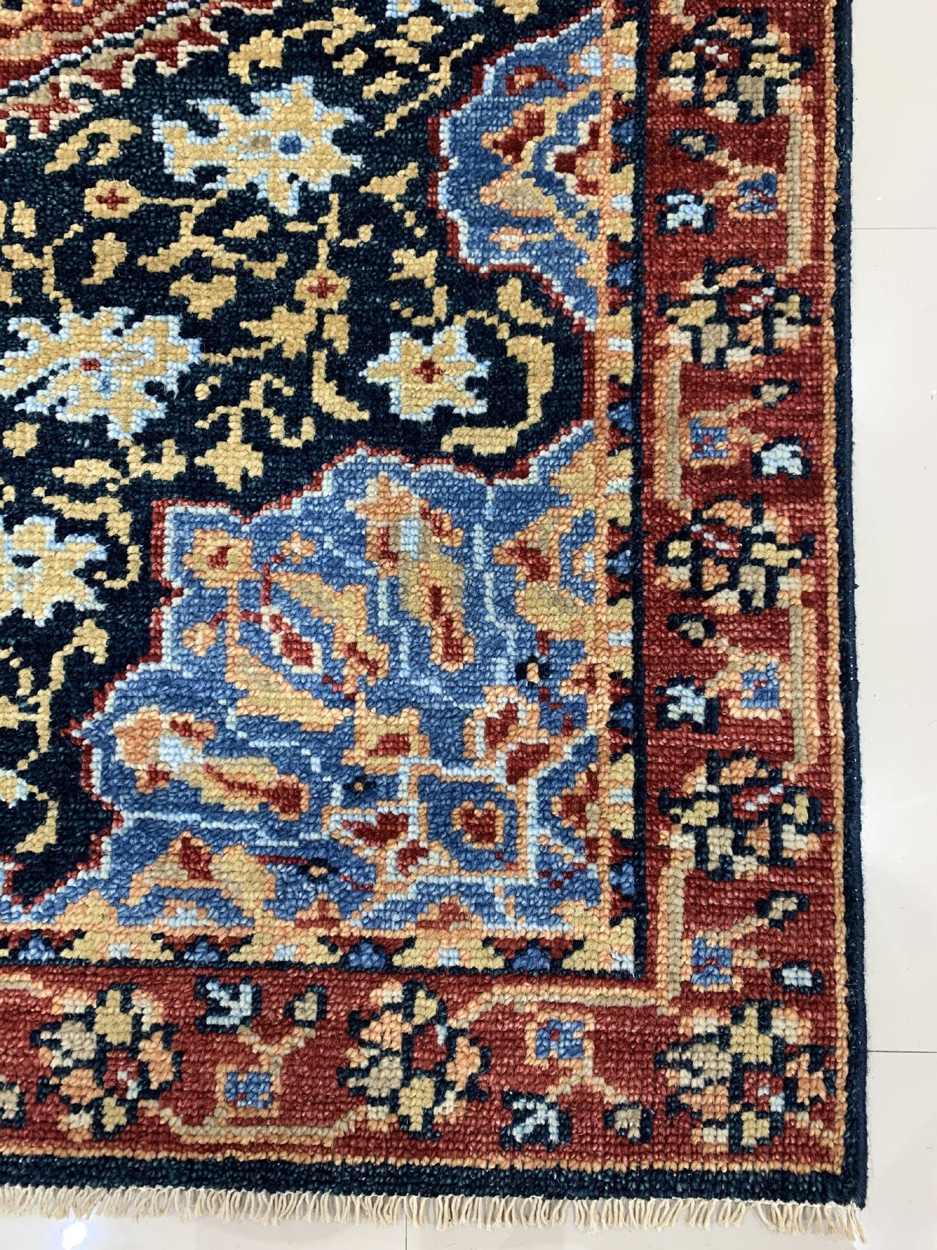 Opulent Oushak Traditional Handmade Wool Artisan Rug