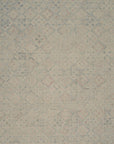 Amara Nina Multicolor Hand Tufted Wool Rug styled in a modern living room - area rug lifestyle photo