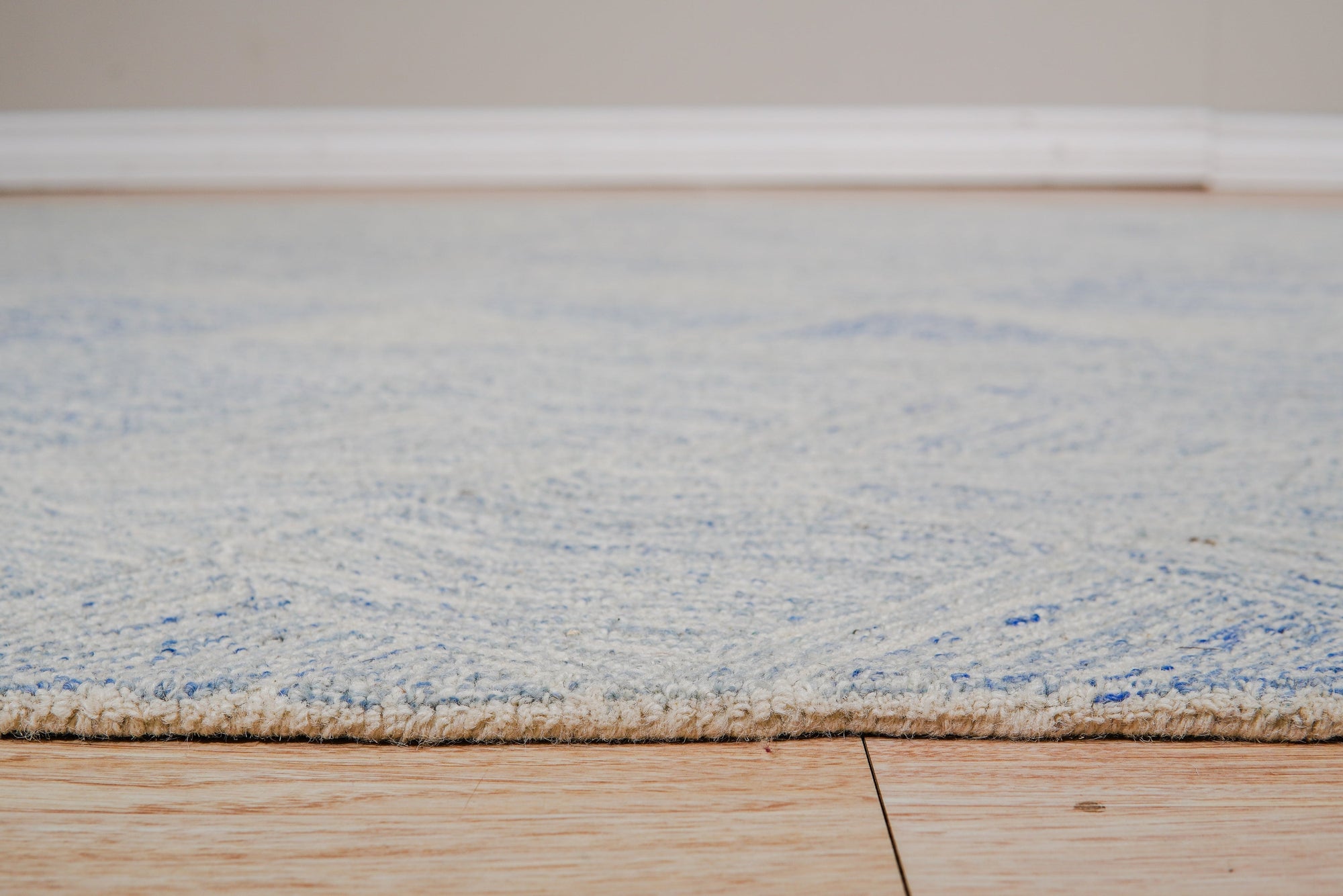 Blue Denim Harmony Hand-Tufted Wool Rug