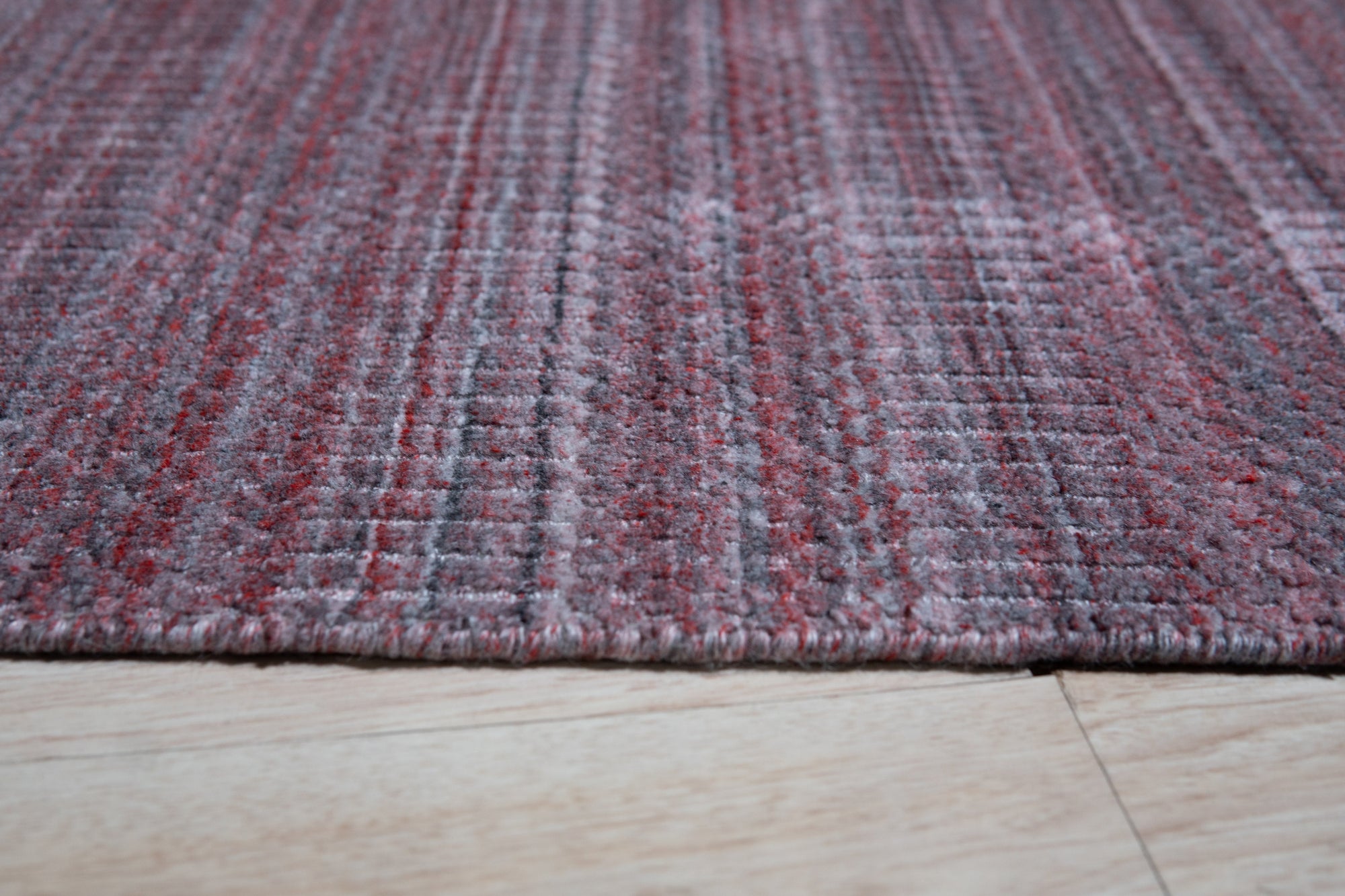 Scarlet Super Grass Handmade Wool Rug