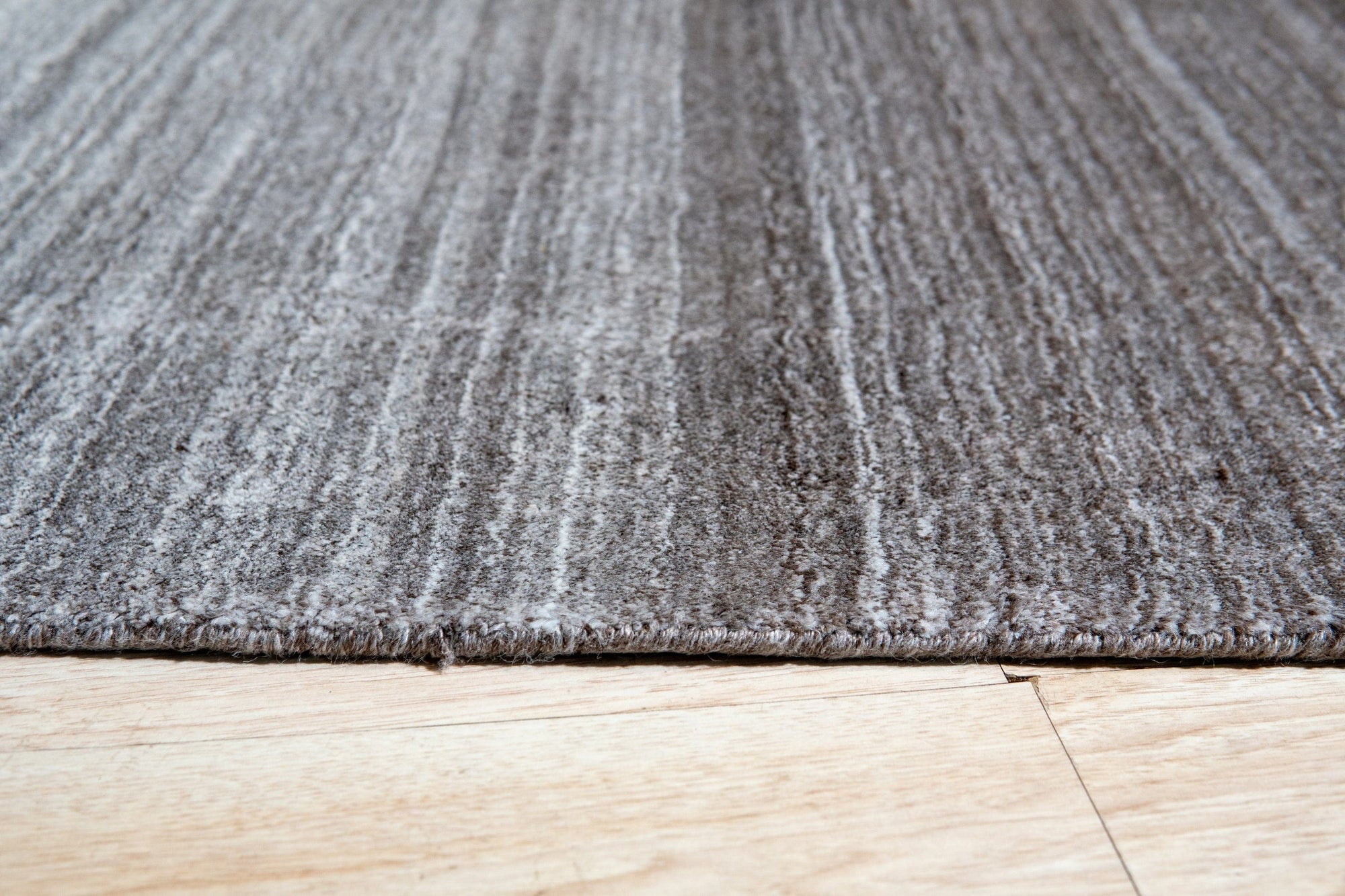 Gradient Brown Handmade Wool Rug