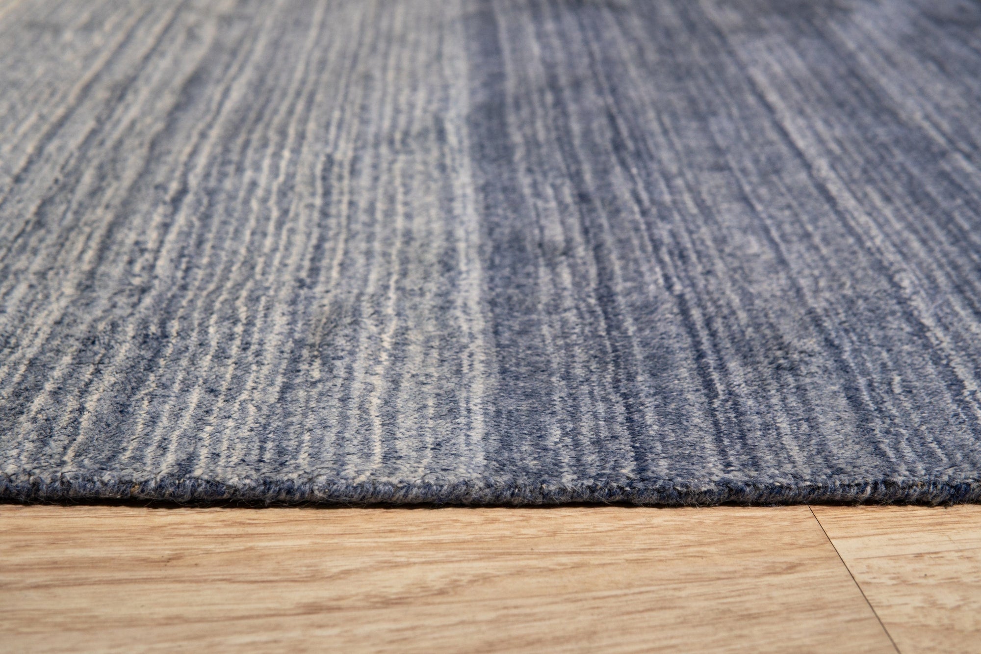 Azure Gradient Handmade Wool Rug